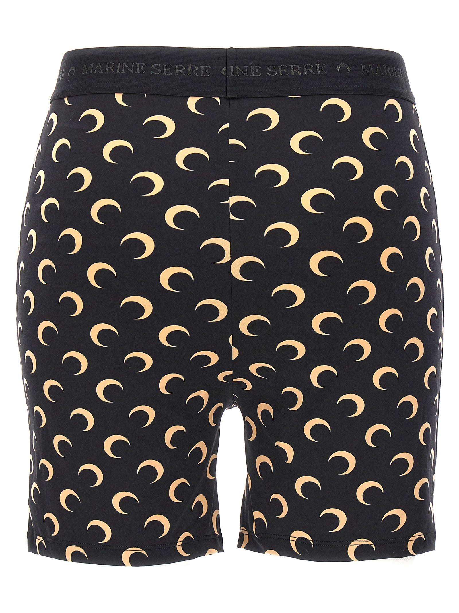 Marine Serre Black Polyamide Leggings
