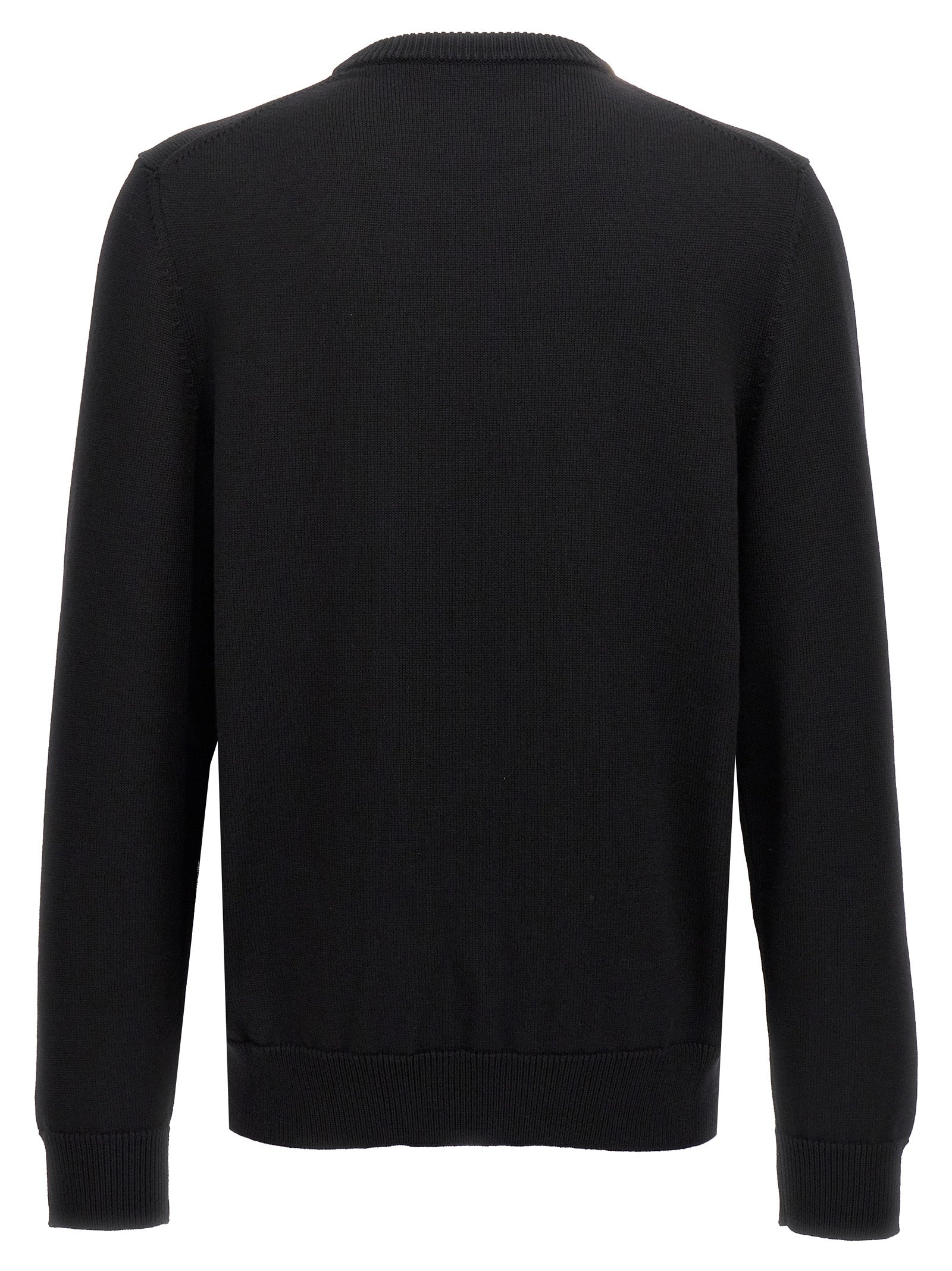 Dolce & Gabbana Black Virgin Wool Cardigan