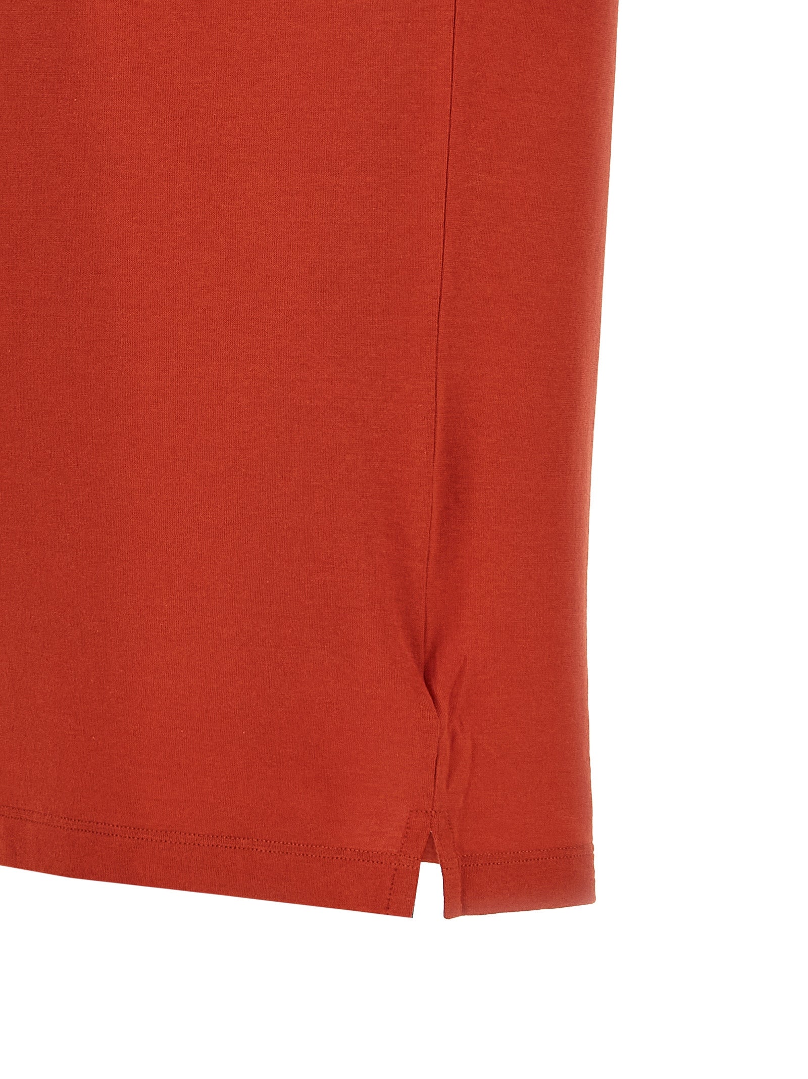 ZANONE Orange Cotton Polo Shirt