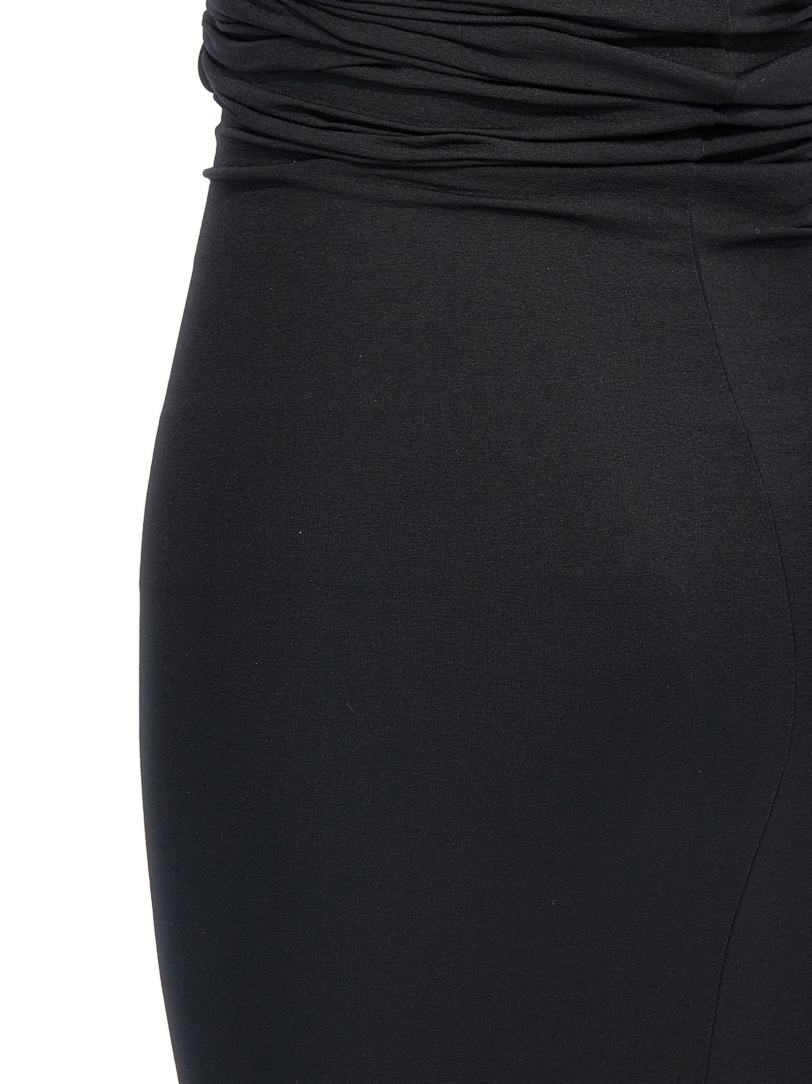 Rick Owens Black Nylon Short Dress