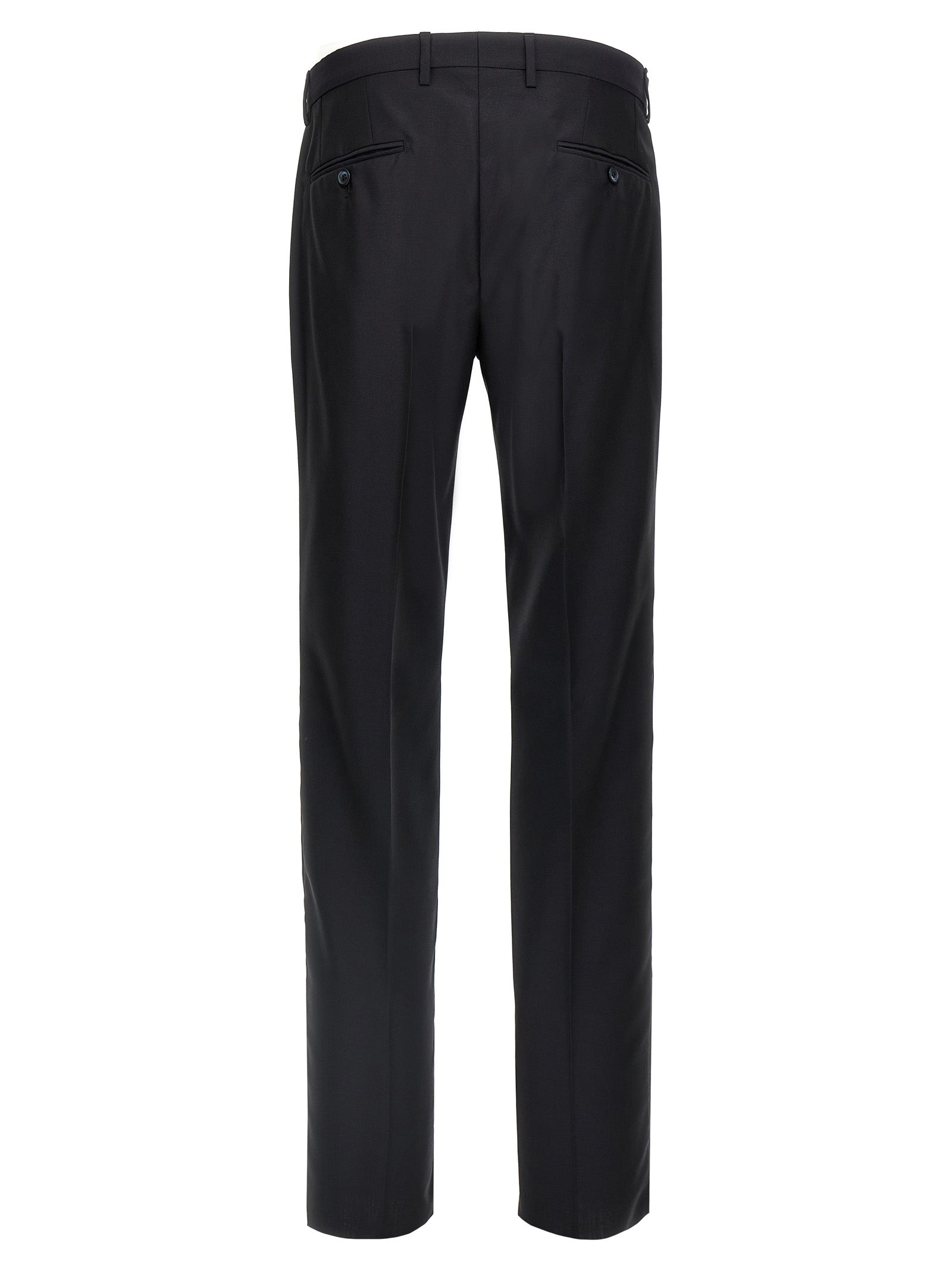 Dolce & Gabbana Blue Virgin Wool Two-Piece Suit