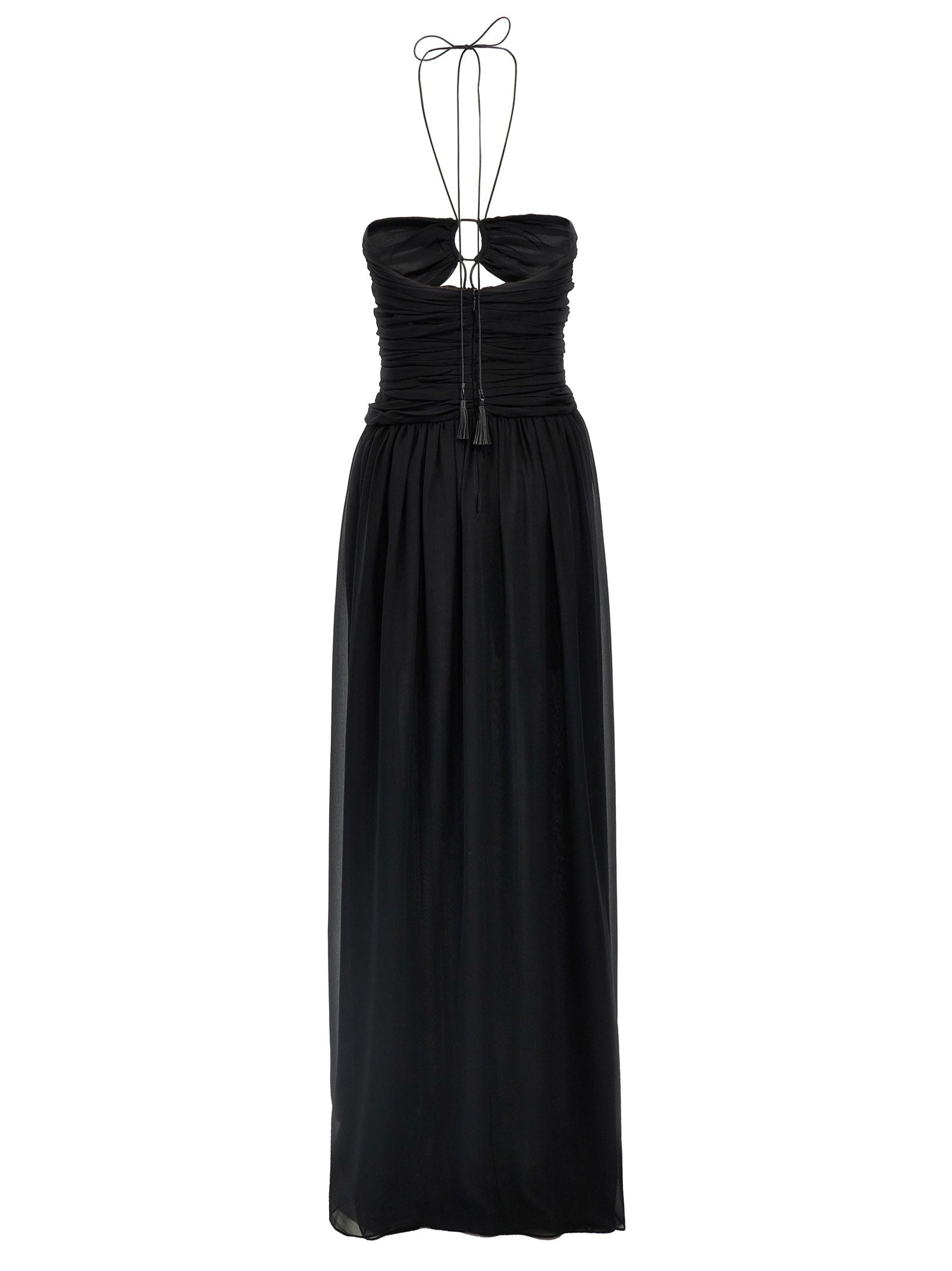 Tom Ford Black Silk Long Dress
