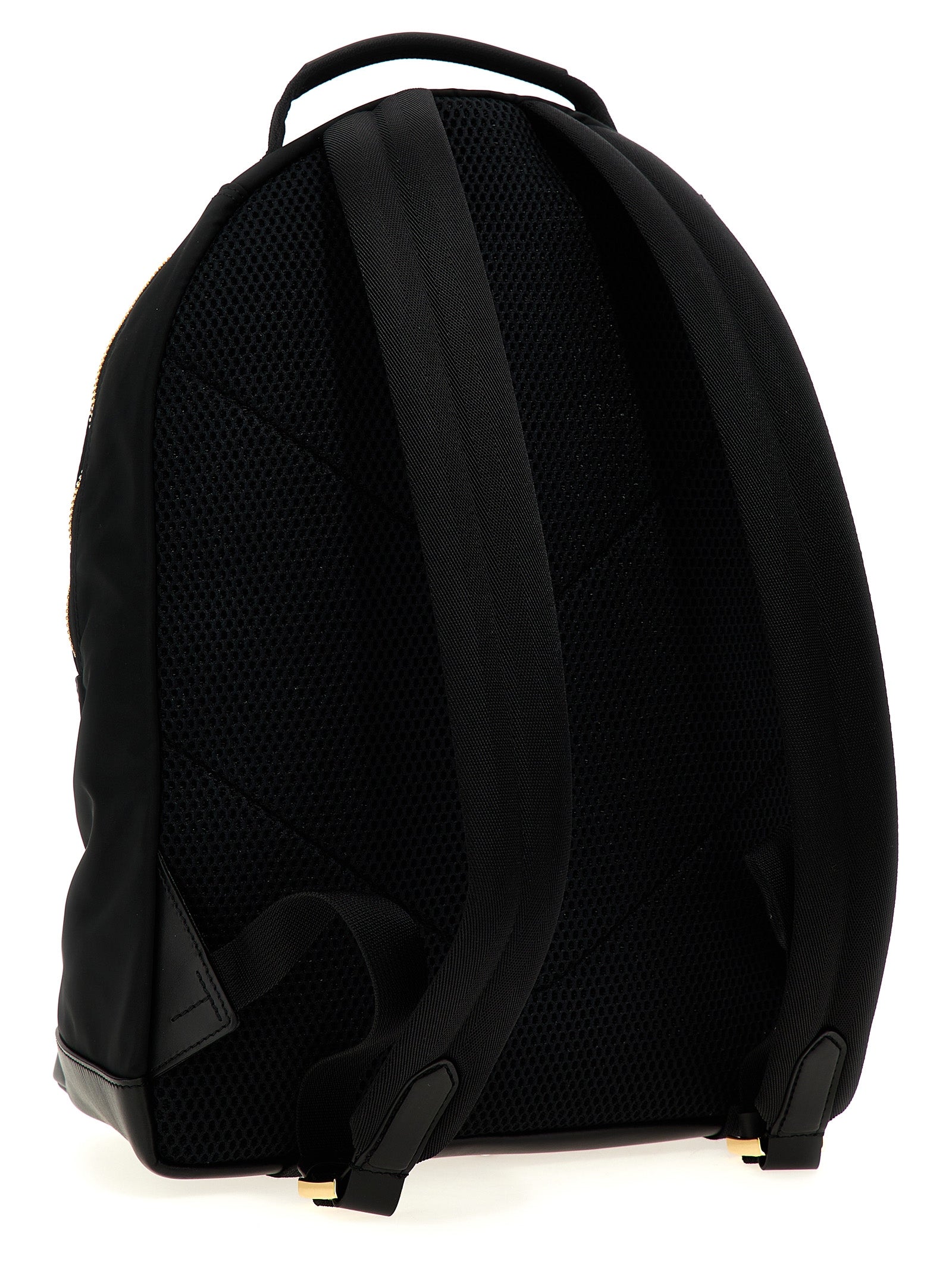 Tom Ford Black Polyester Backpack