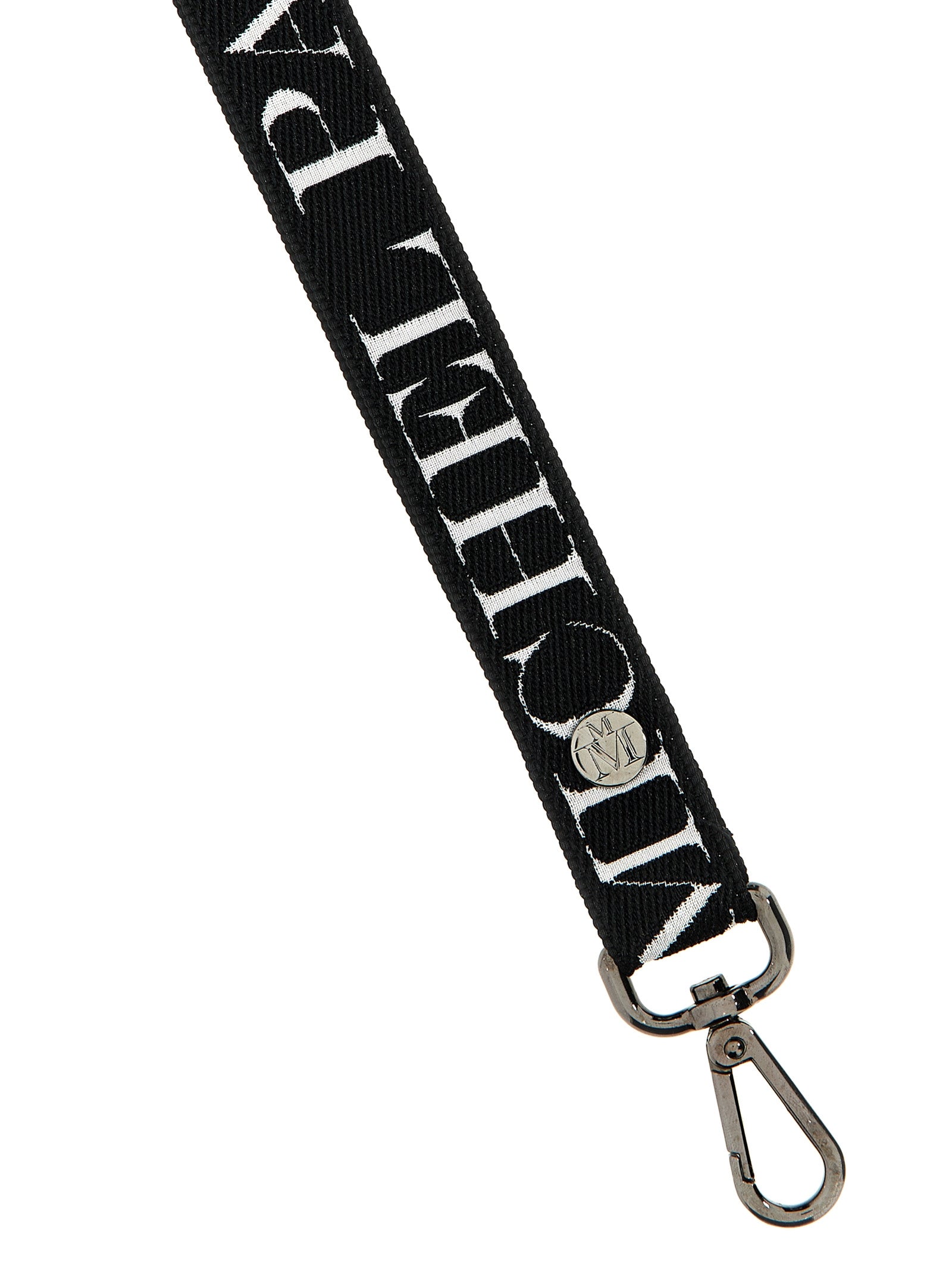 Maison Michel Bicolor Cotton Keychain