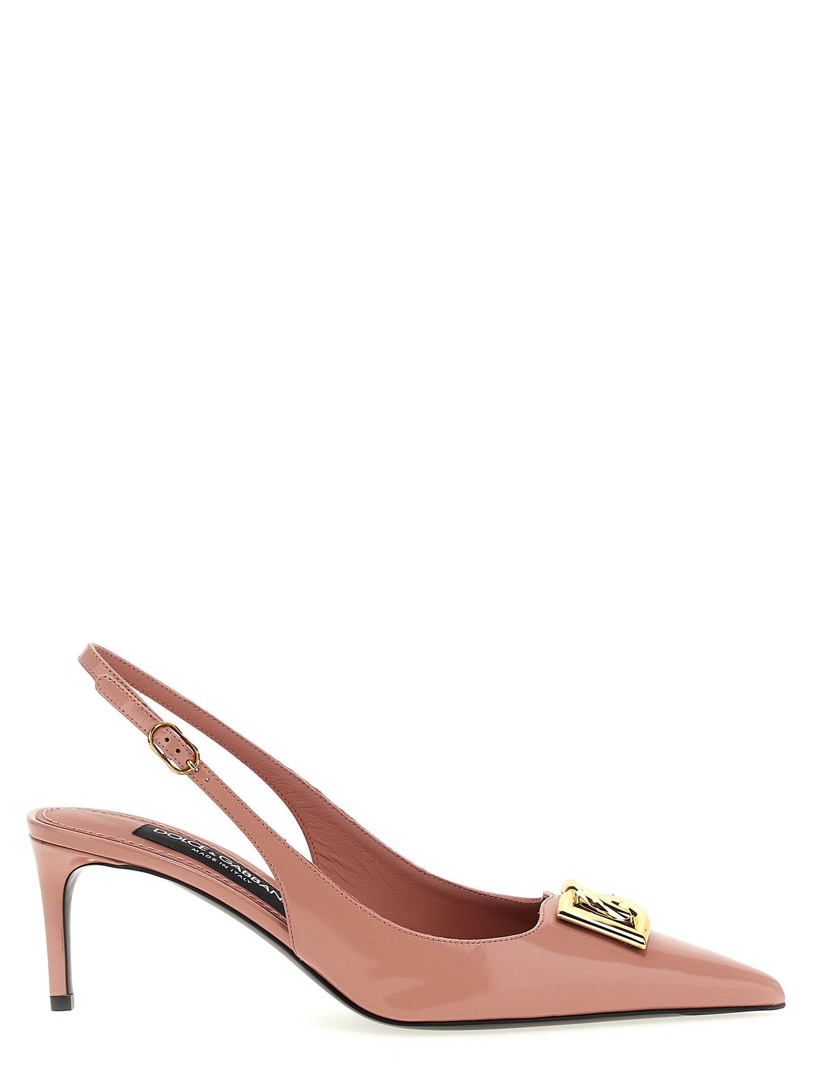 Dolce & Gabbana Multicolor Calfskin Mid Heel Pumps