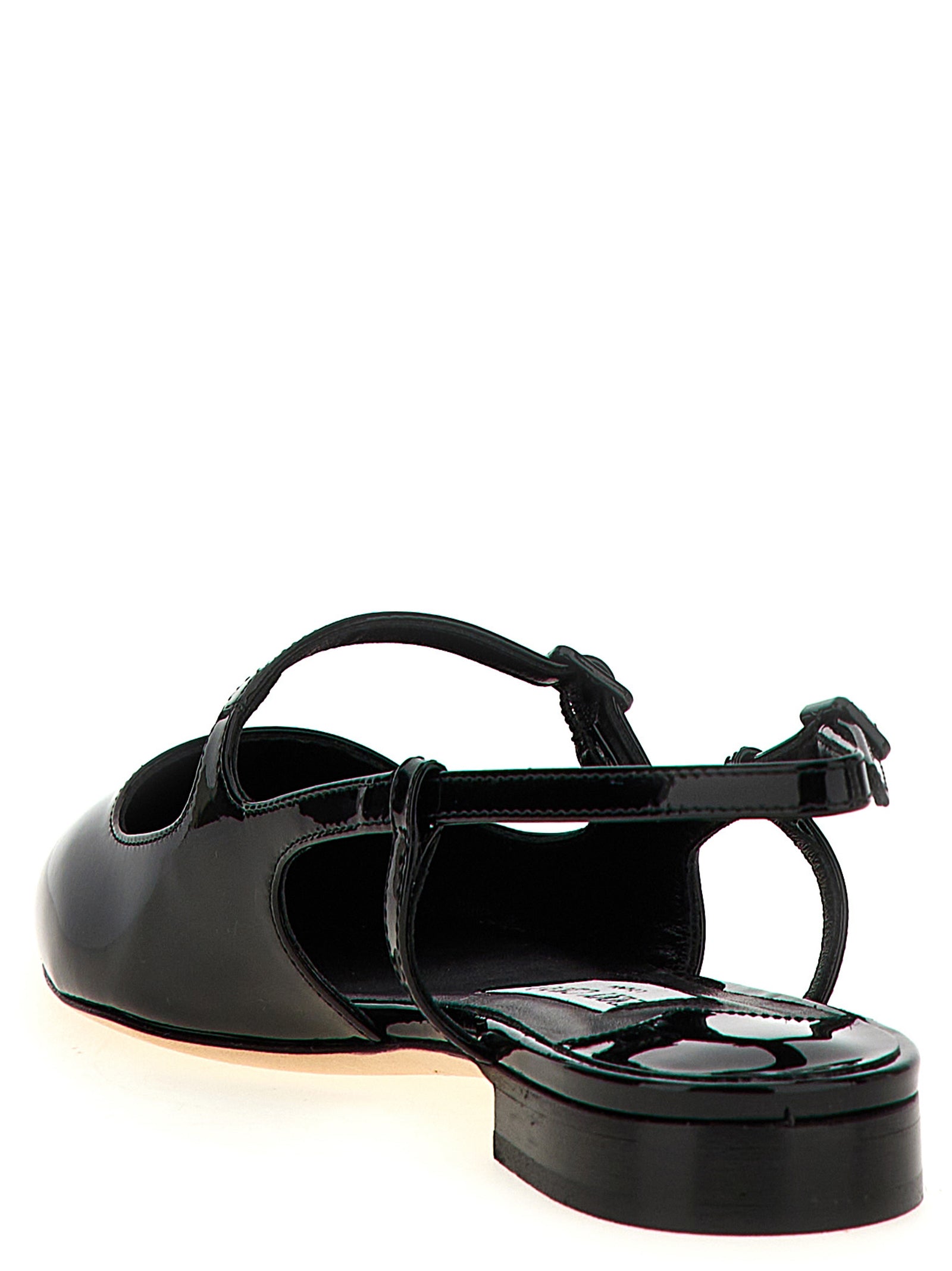 Jimmy Choo Black Calfskin Ballet Flats