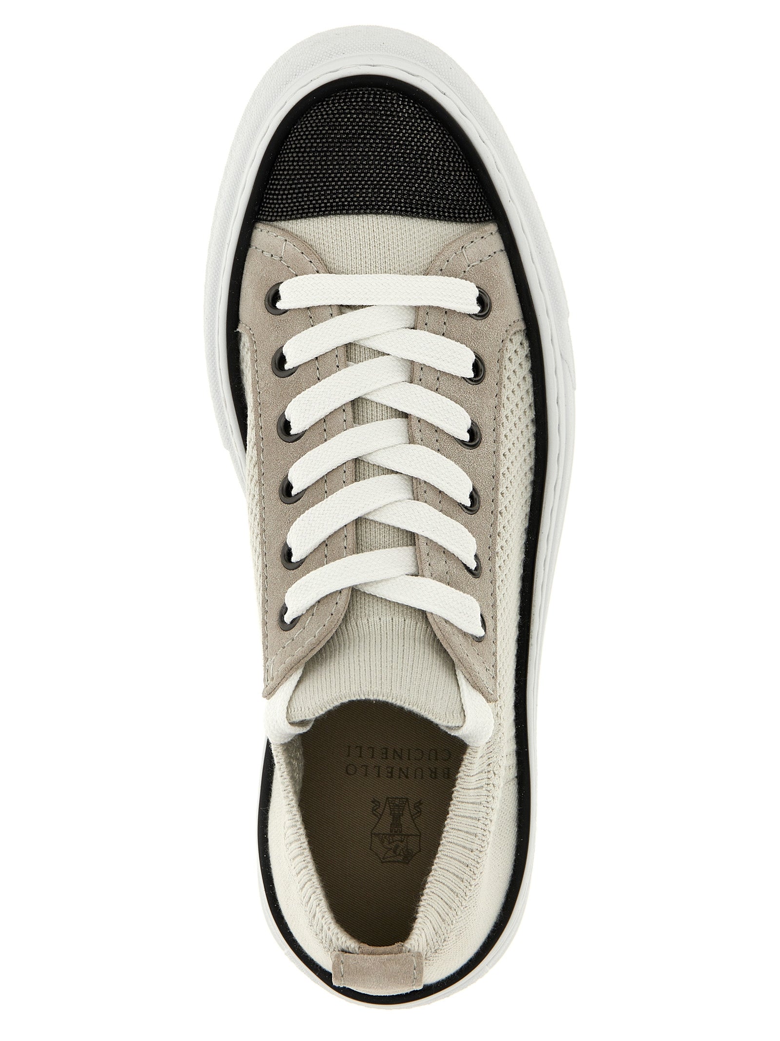 Brunello Cucinelli Multicolor Cotton Low Top Sneakers