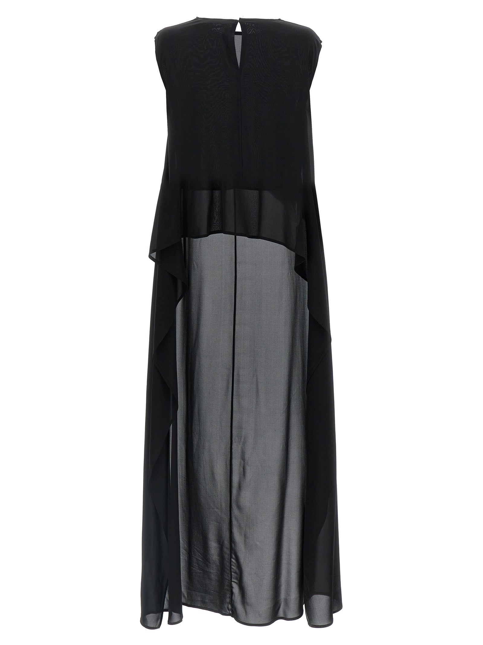 DI.LA3 PARI' Black Silk Tank Tops