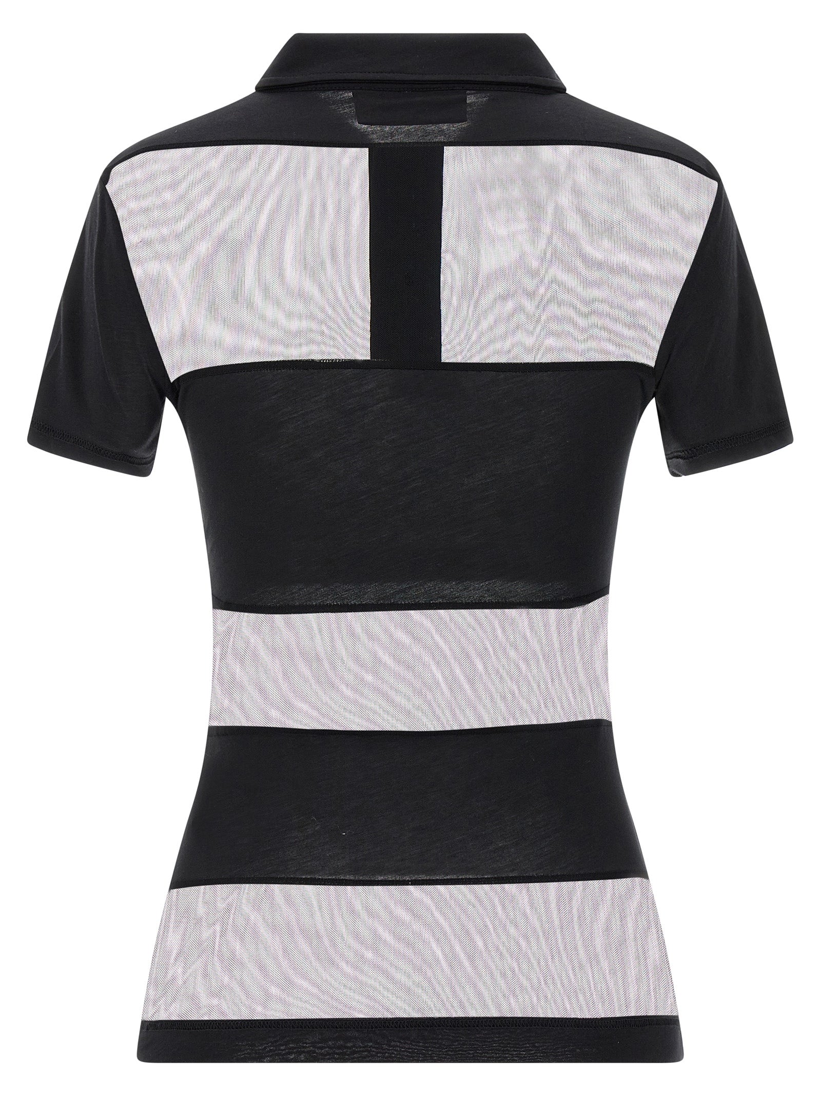 Coperni Black Cotton Polo Shirt
