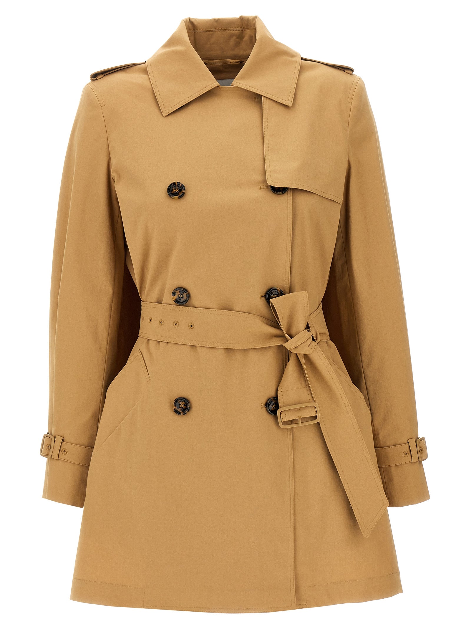 Max Mara Brown Cotton Coat