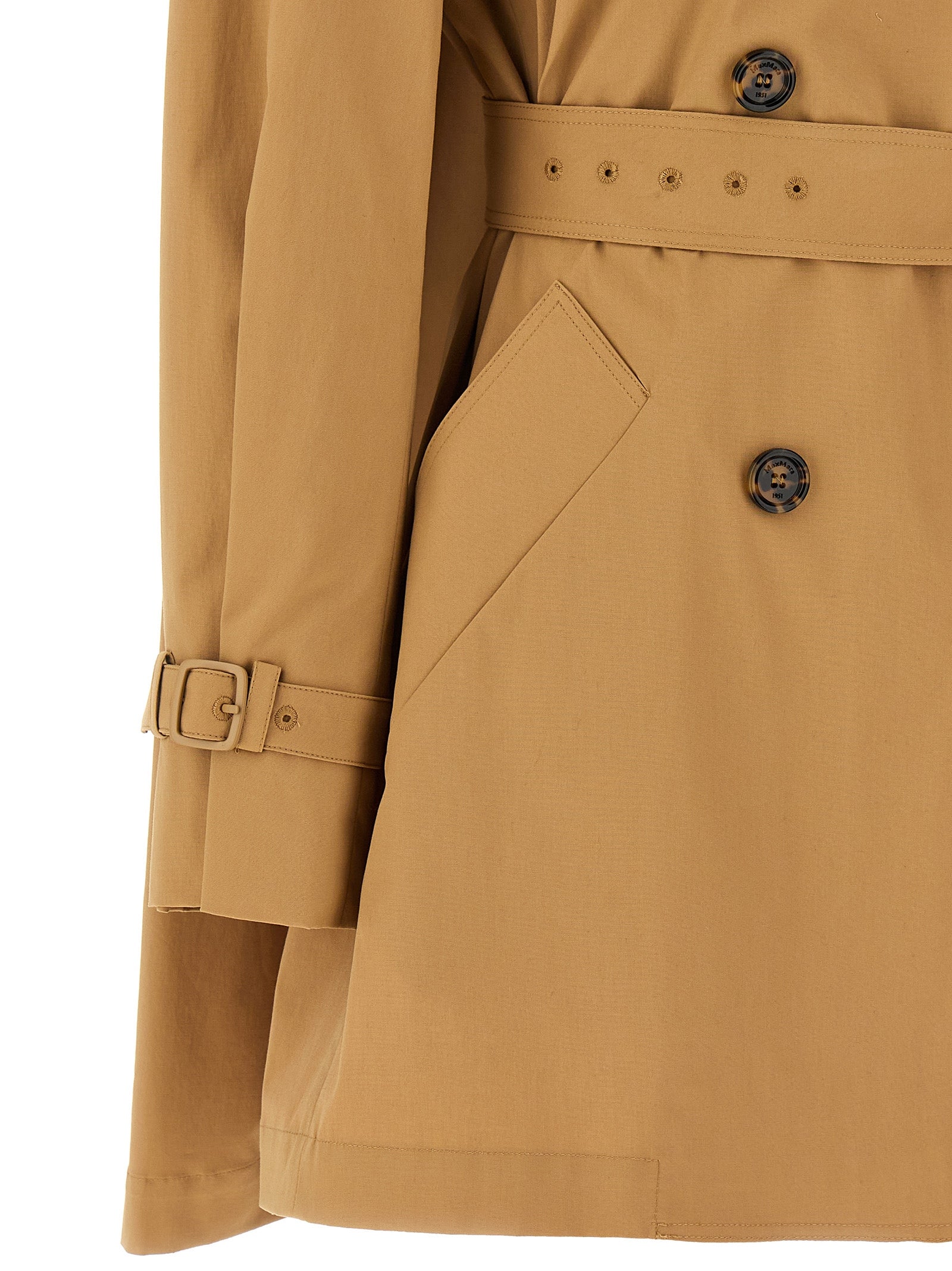 Max Mara Brown Cotton Coat