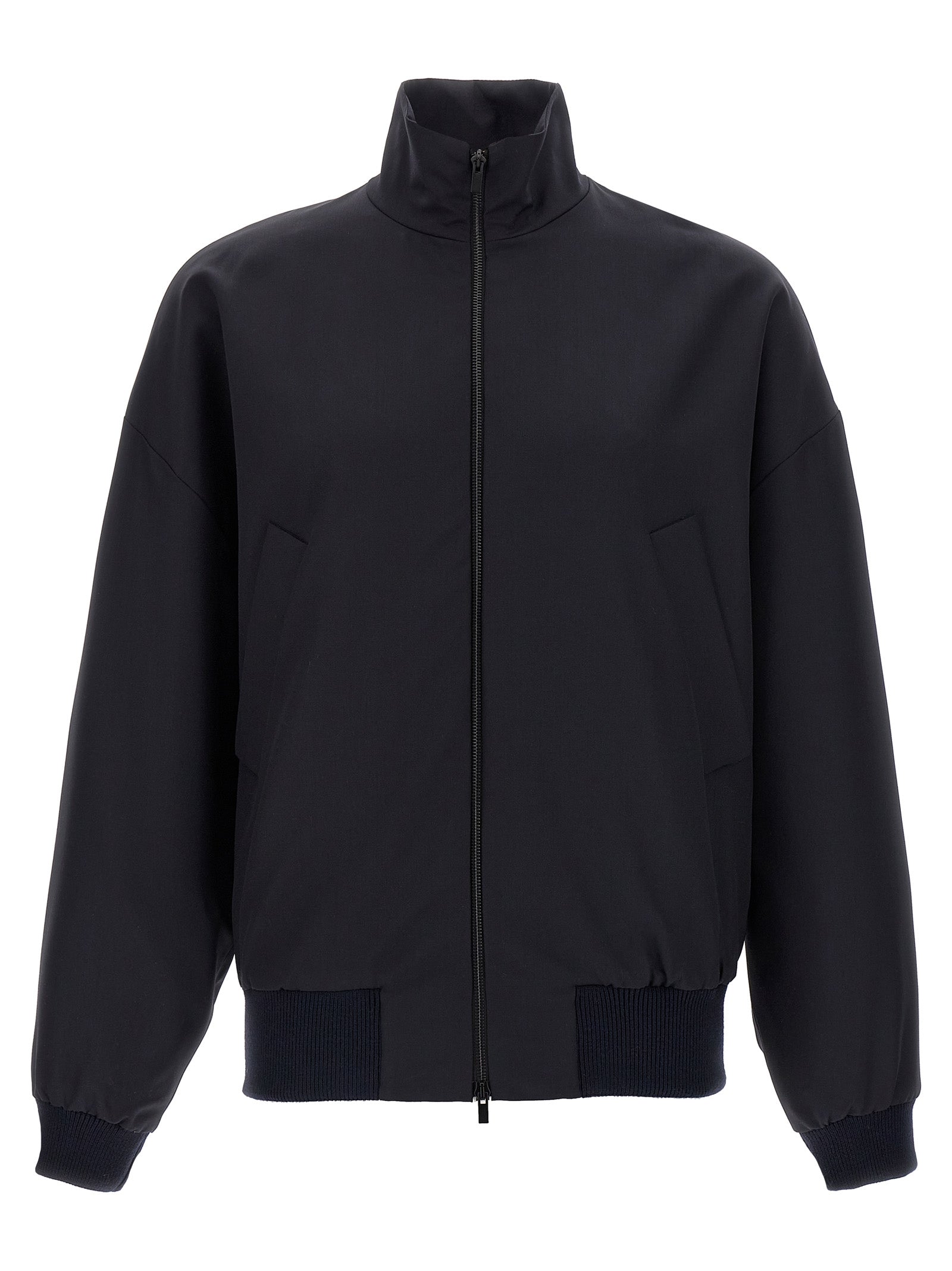 Fear Of God Blue Virgin Wool Full-Length Jacket