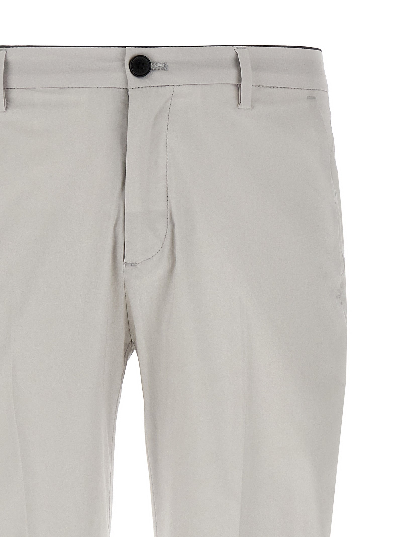 Department 5 Gray Cotton Cropped Pants