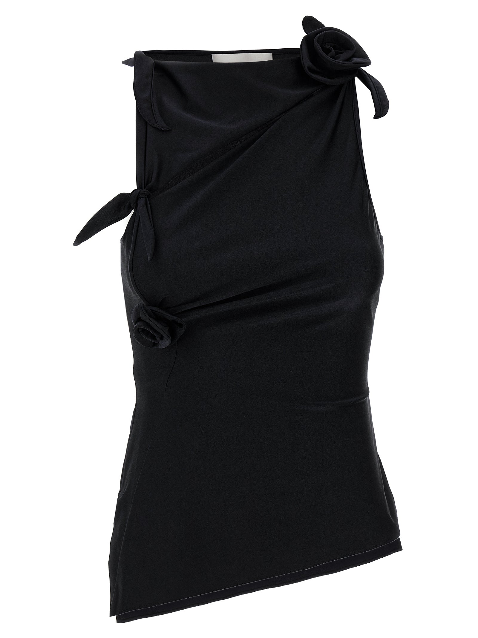 Coperni Black Polyamide Tank Tops