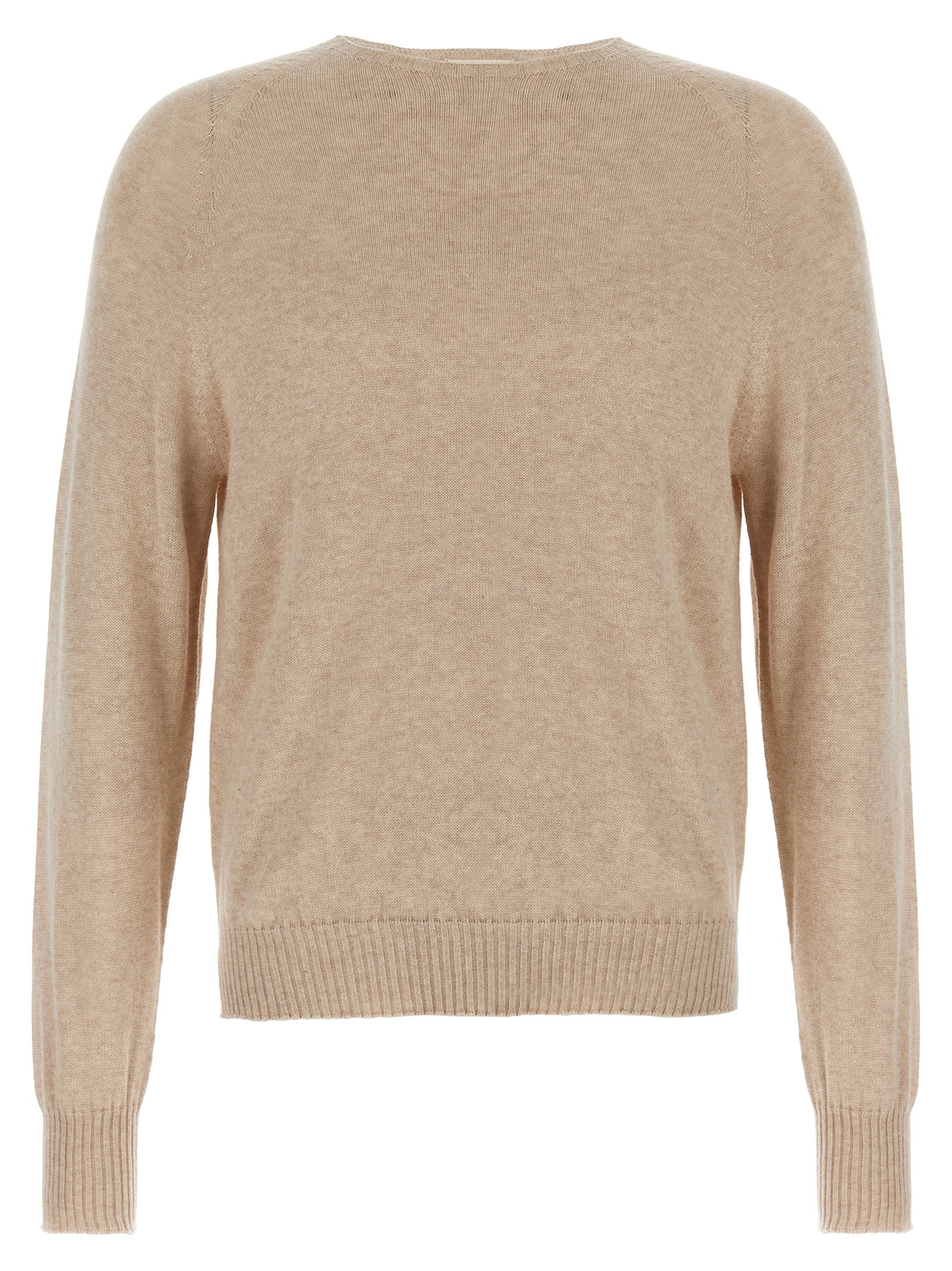 MA'RY'YA Beige Cotton Cardigan