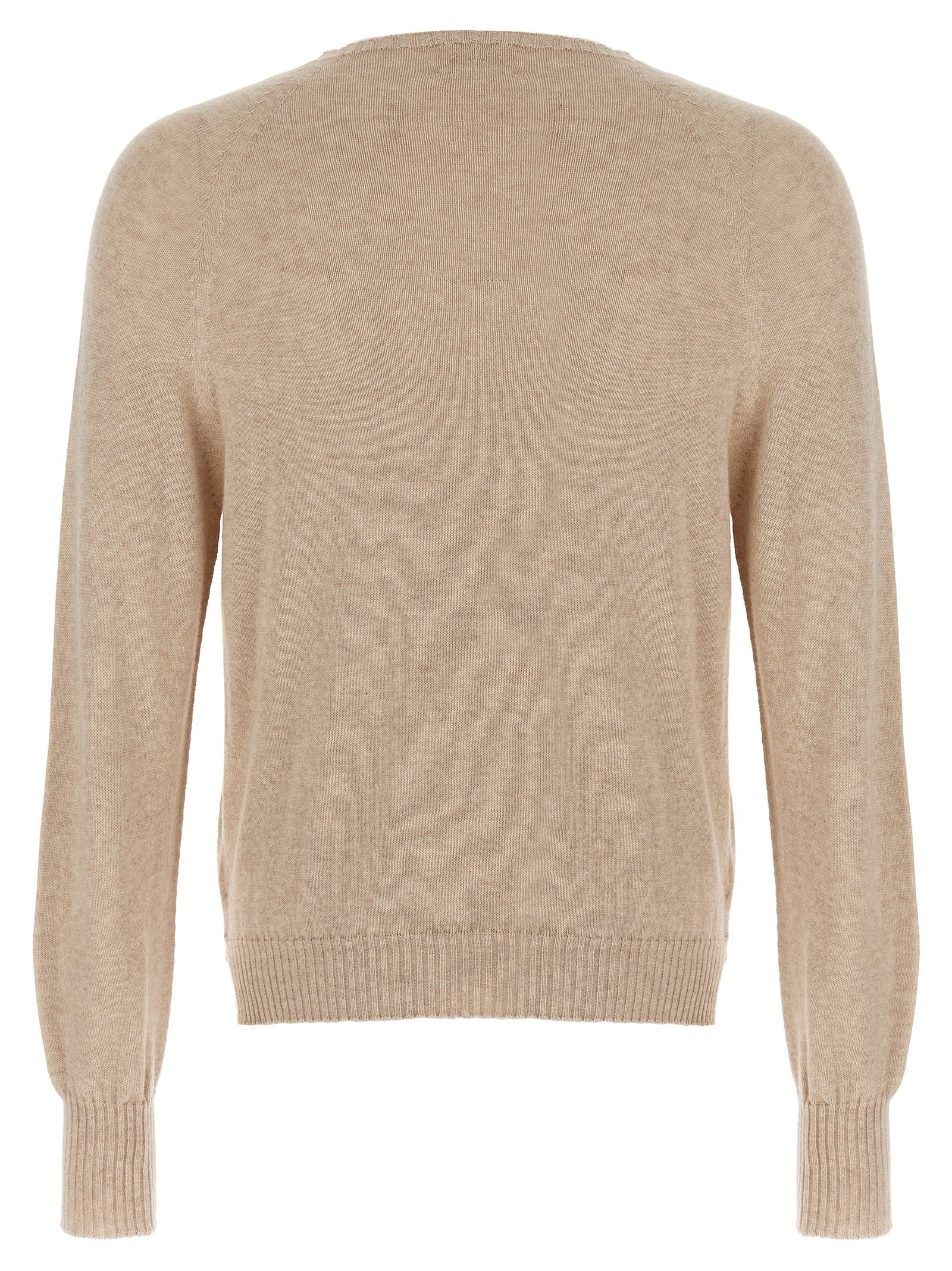 MA'RY'YA Beige Cotton Cardigan