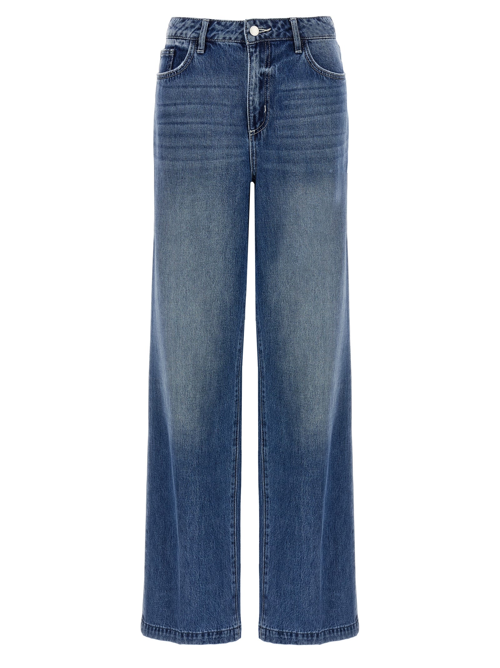 L'Agence Blue Cotton Jeans Denim