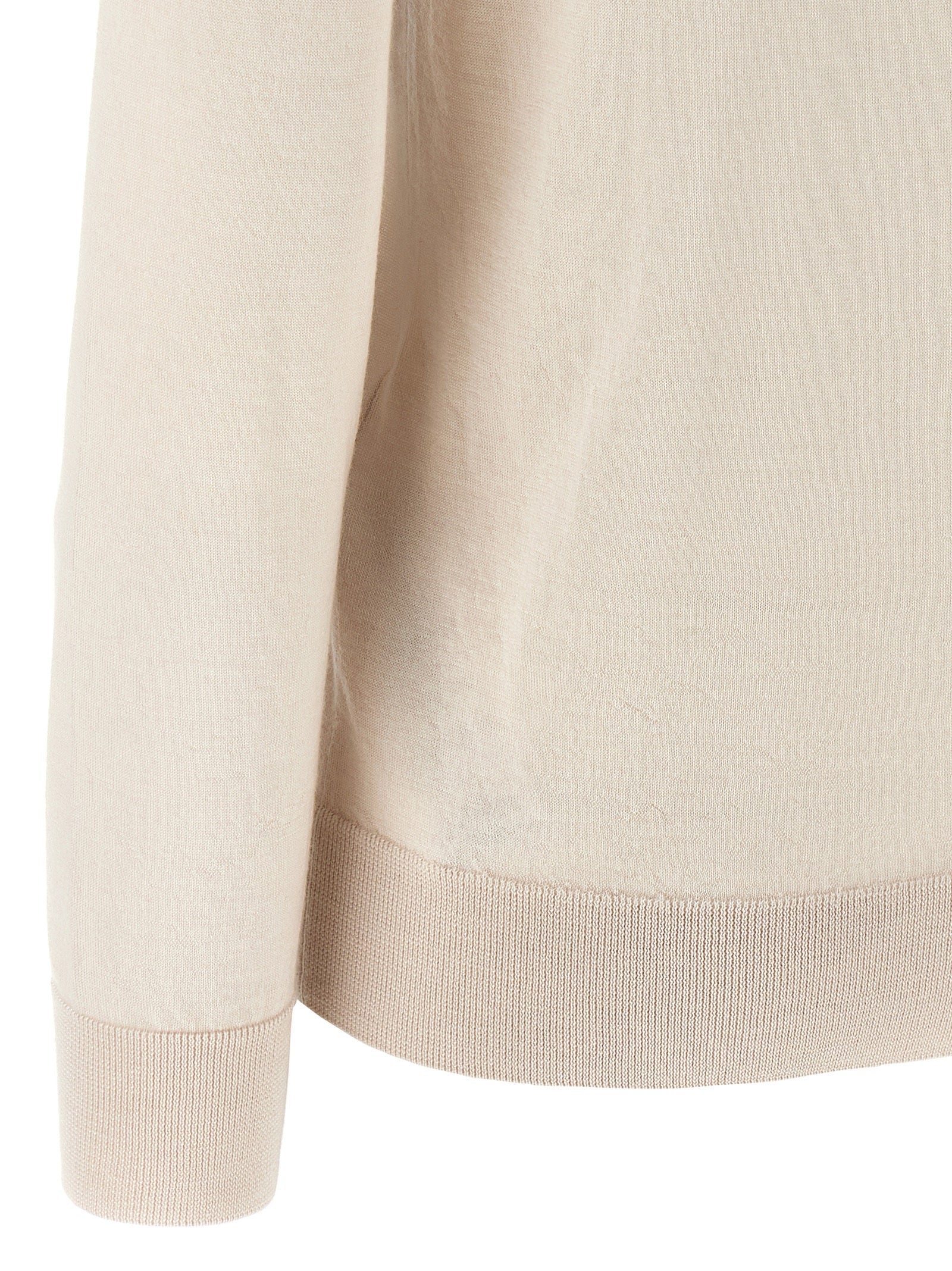 Brioni Beige Cashmere Polo Shirt
