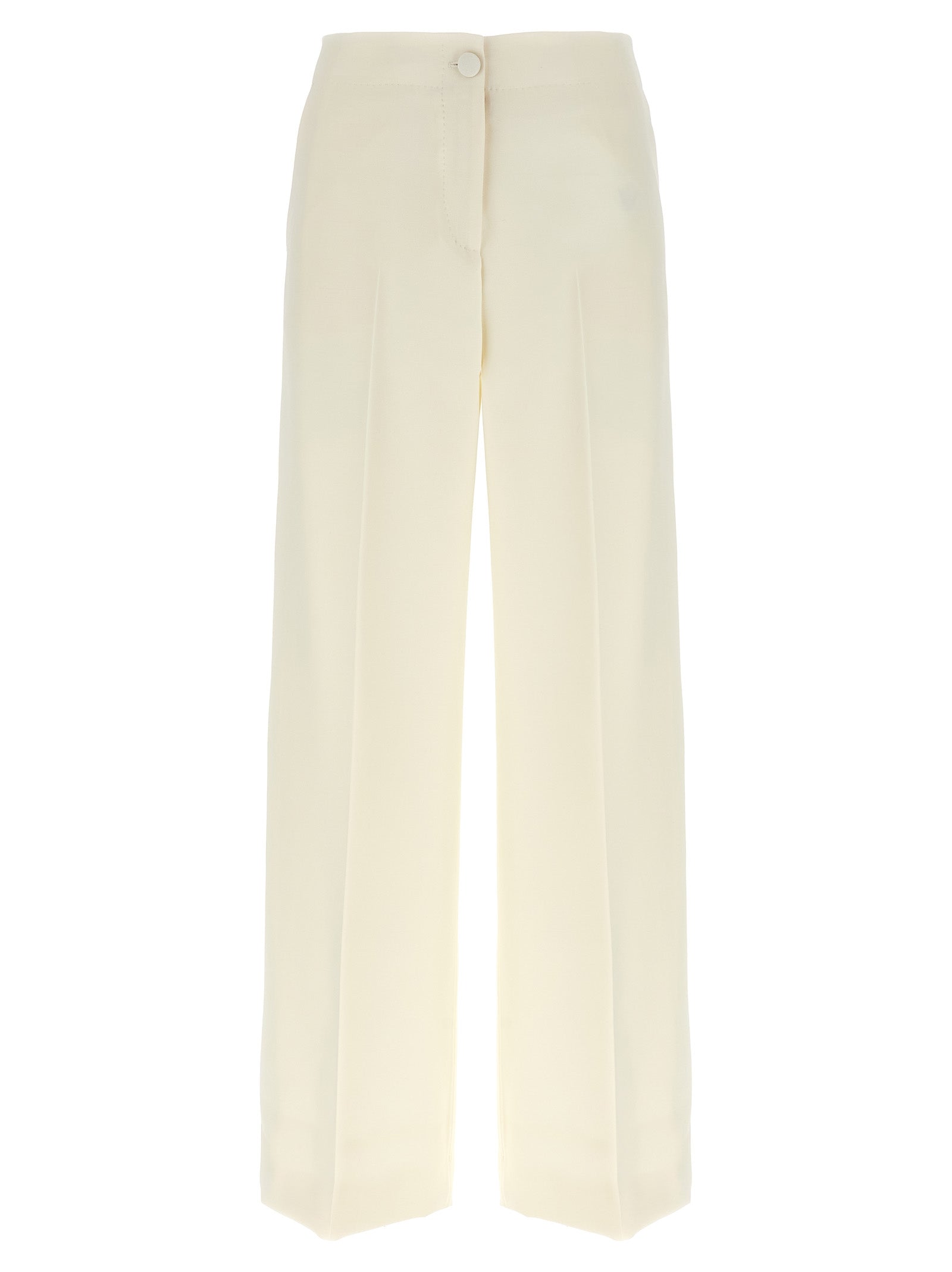 Brioni White Wool Casual Pants