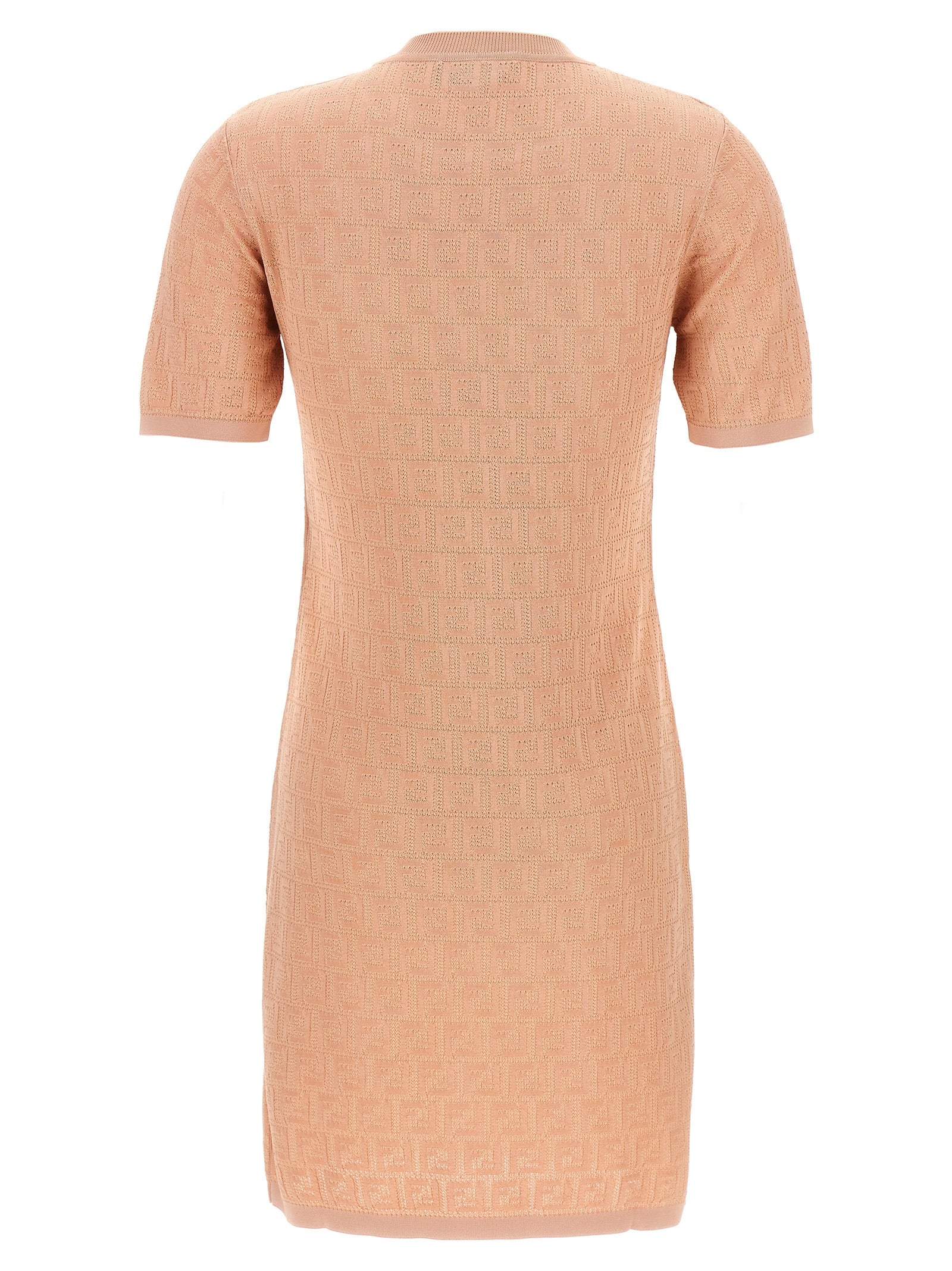 Fendi Multicolor Cotton Short Dress
