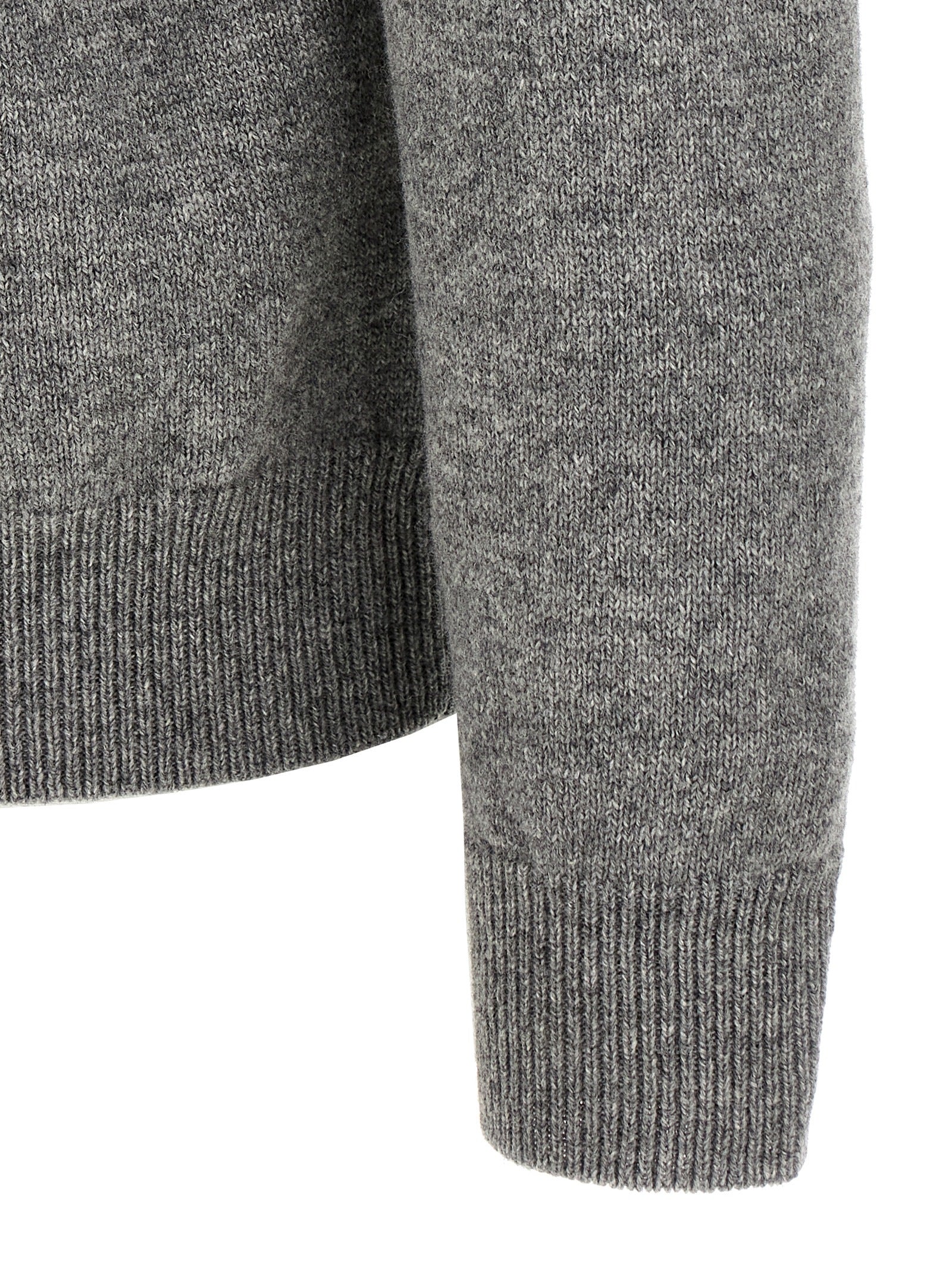 ZANONE Gray Virgin Wool Cardigan