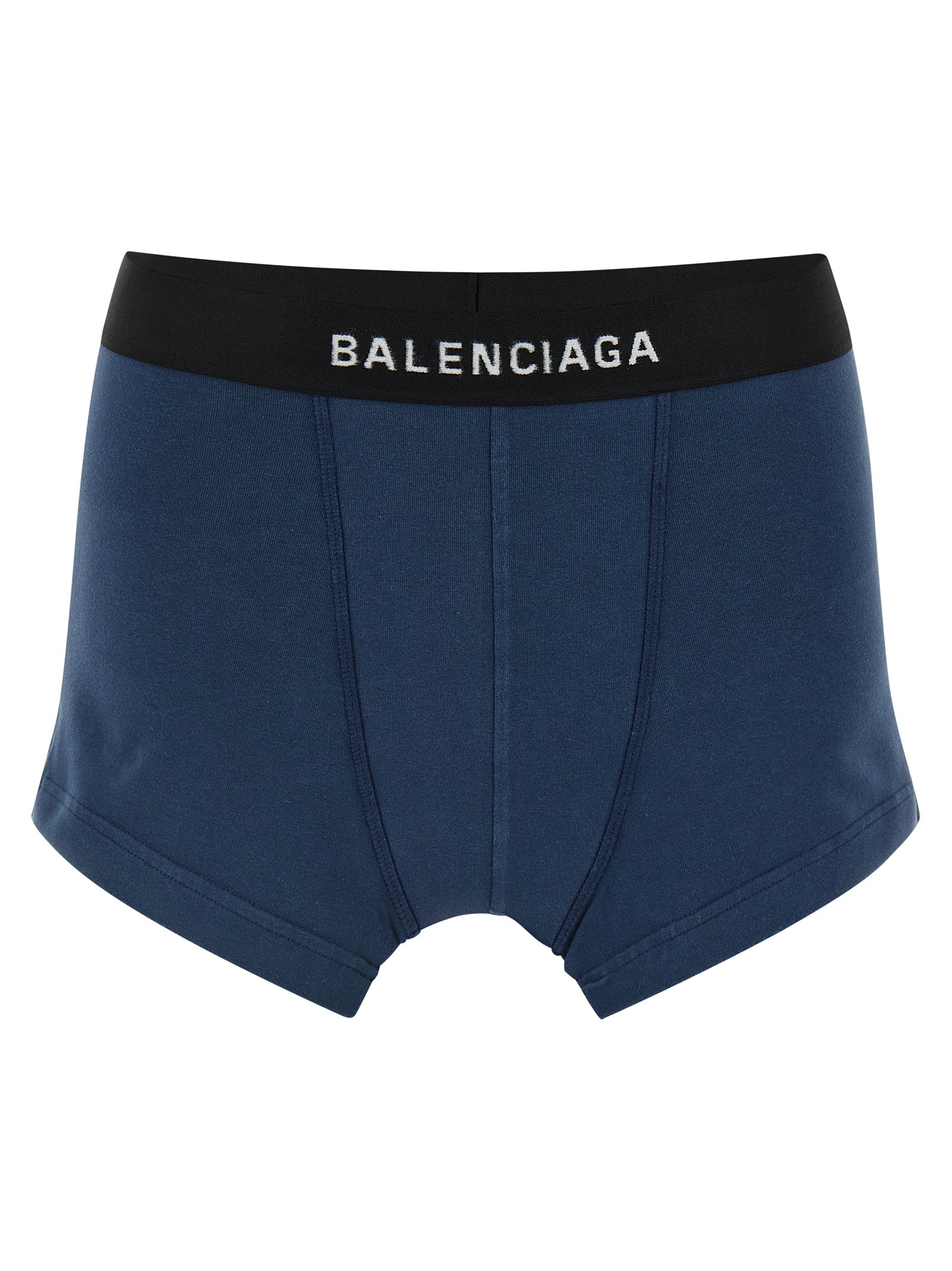 Balenciaga Blue Cotton Long Skirt
