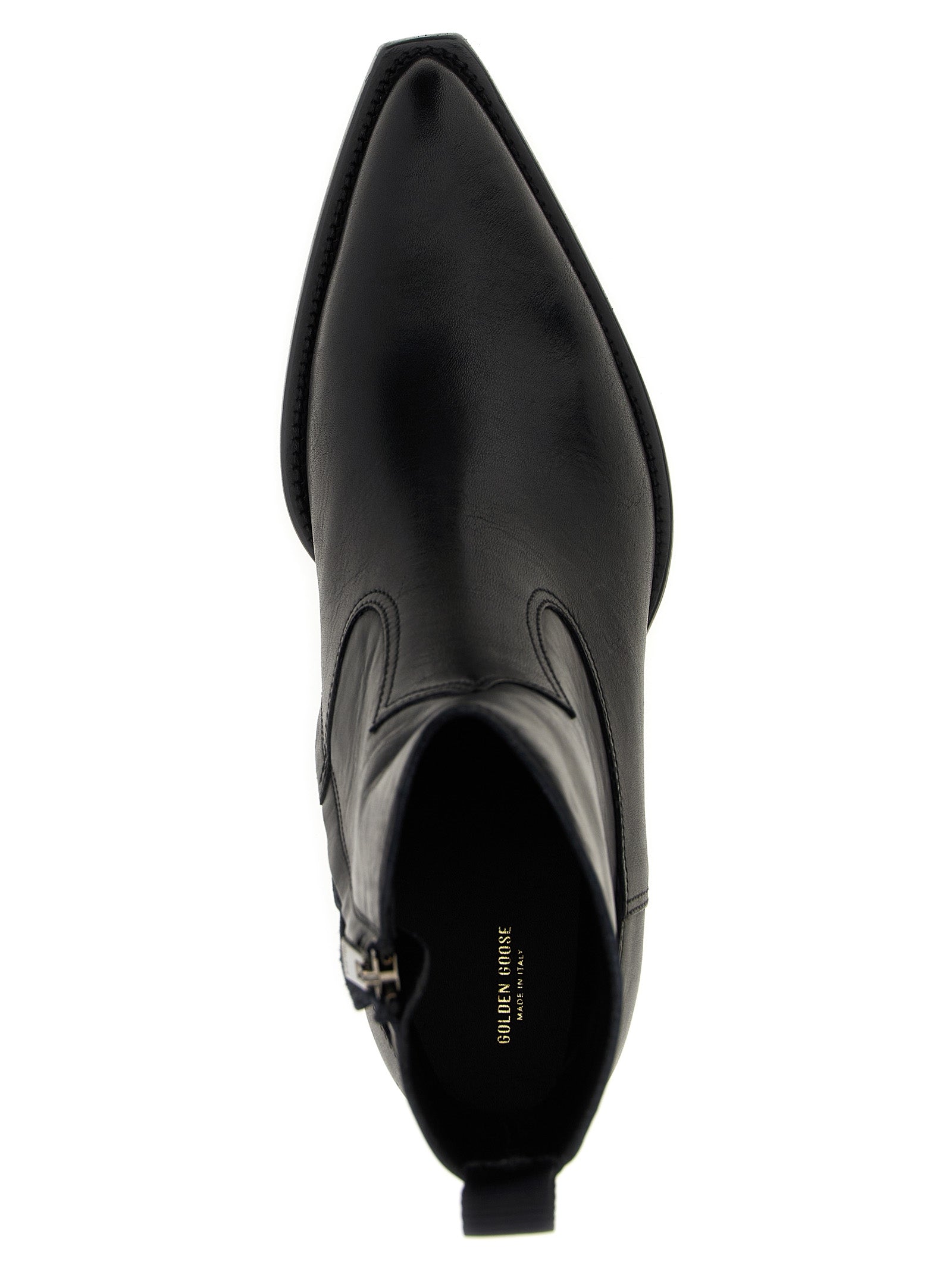 Golden Goose Black Cowhide Chelsea Boots