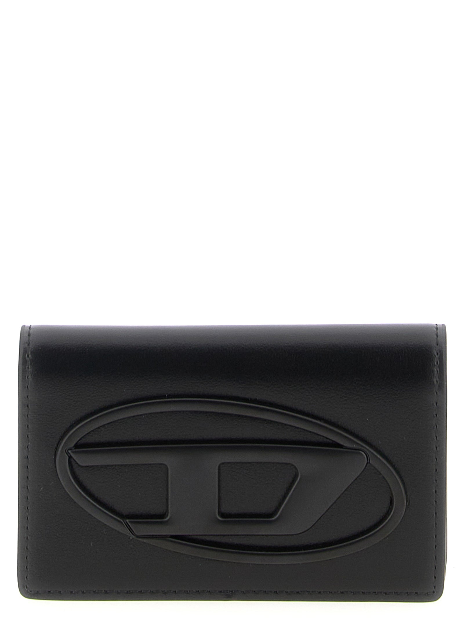 Diesel Black Leather Cardholder