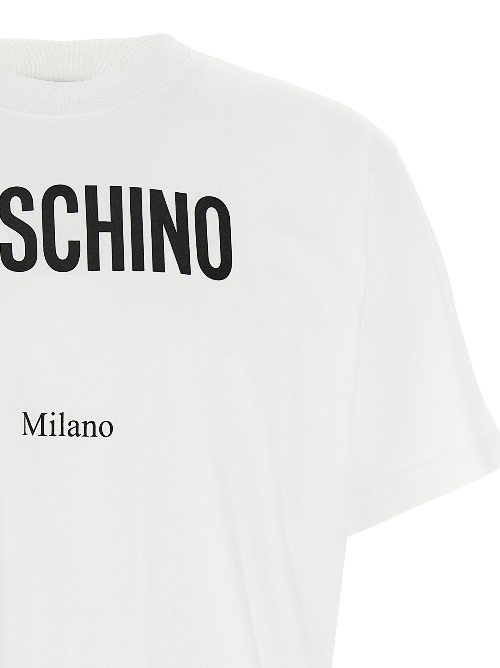 Moschino Bicolor Cotton T-Shirt
