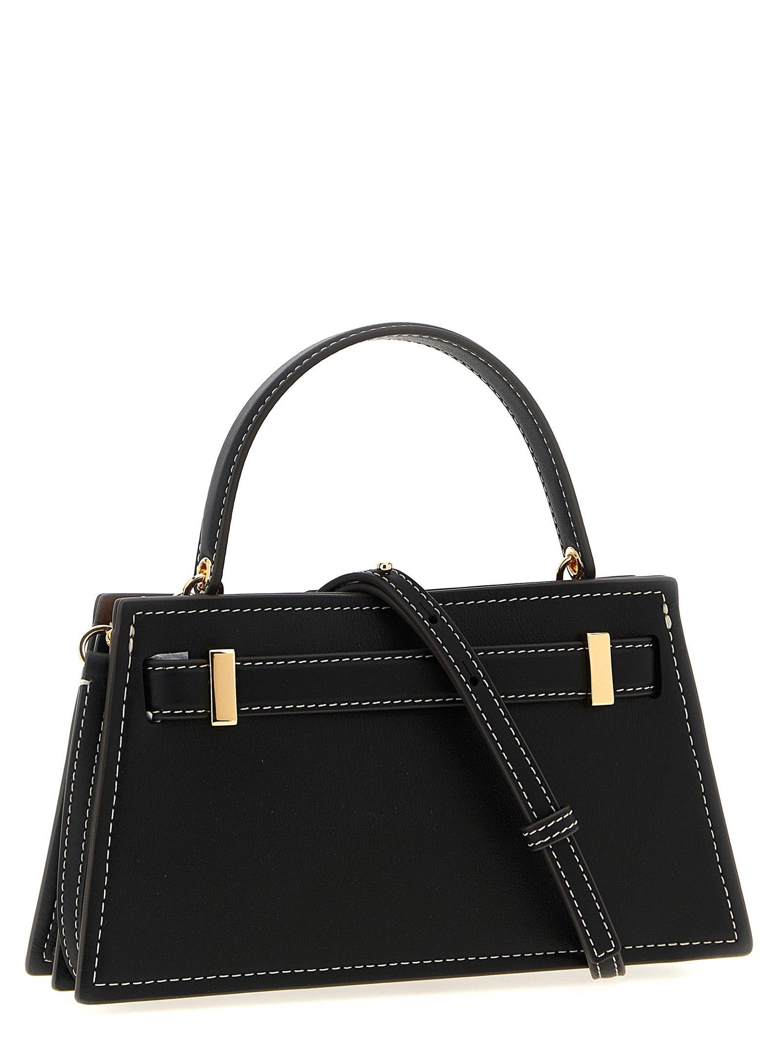 Tory Burch Black Cowhide Handbag
