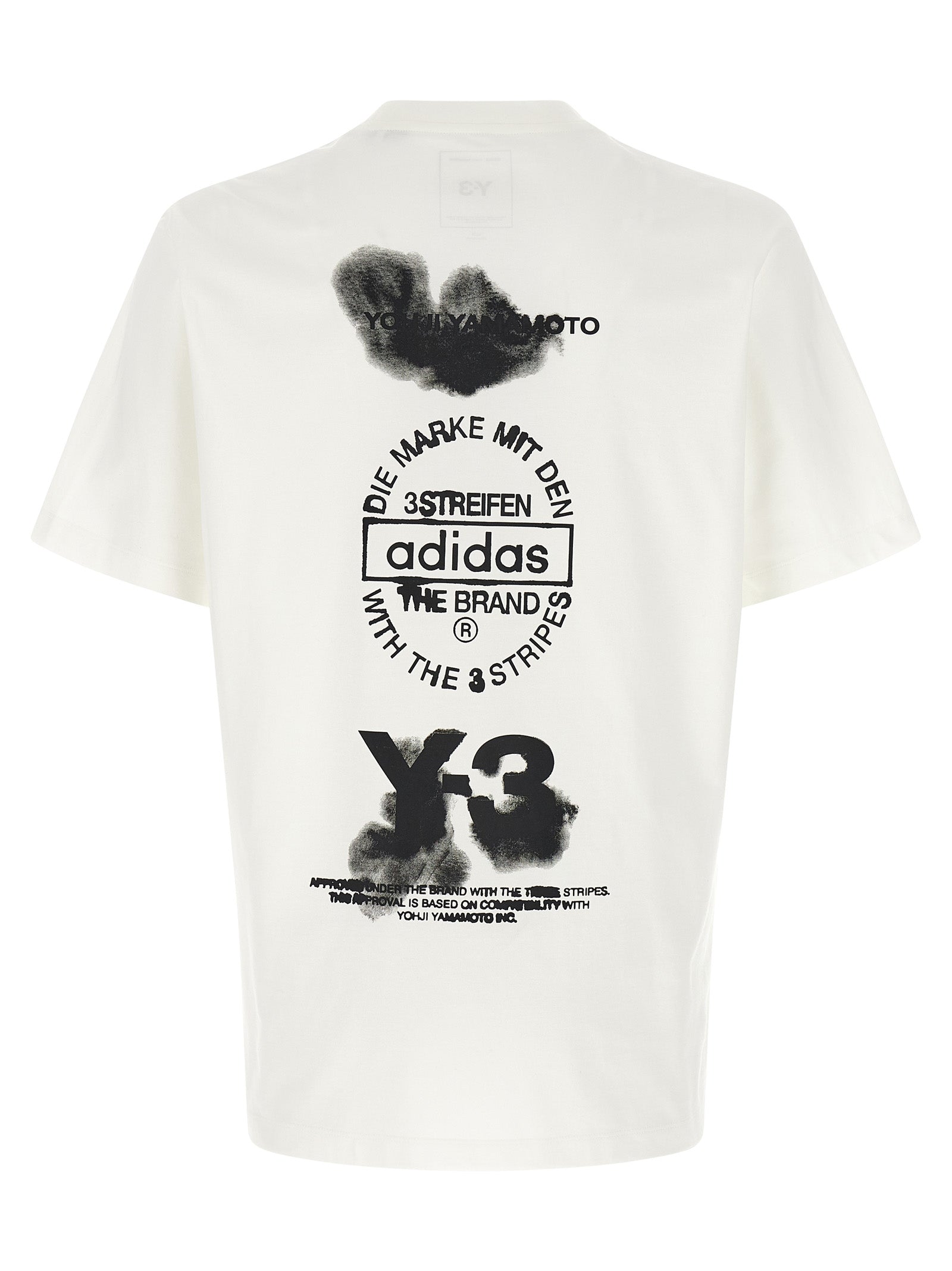 Y-3 Bicolor Cotton T-Shirt