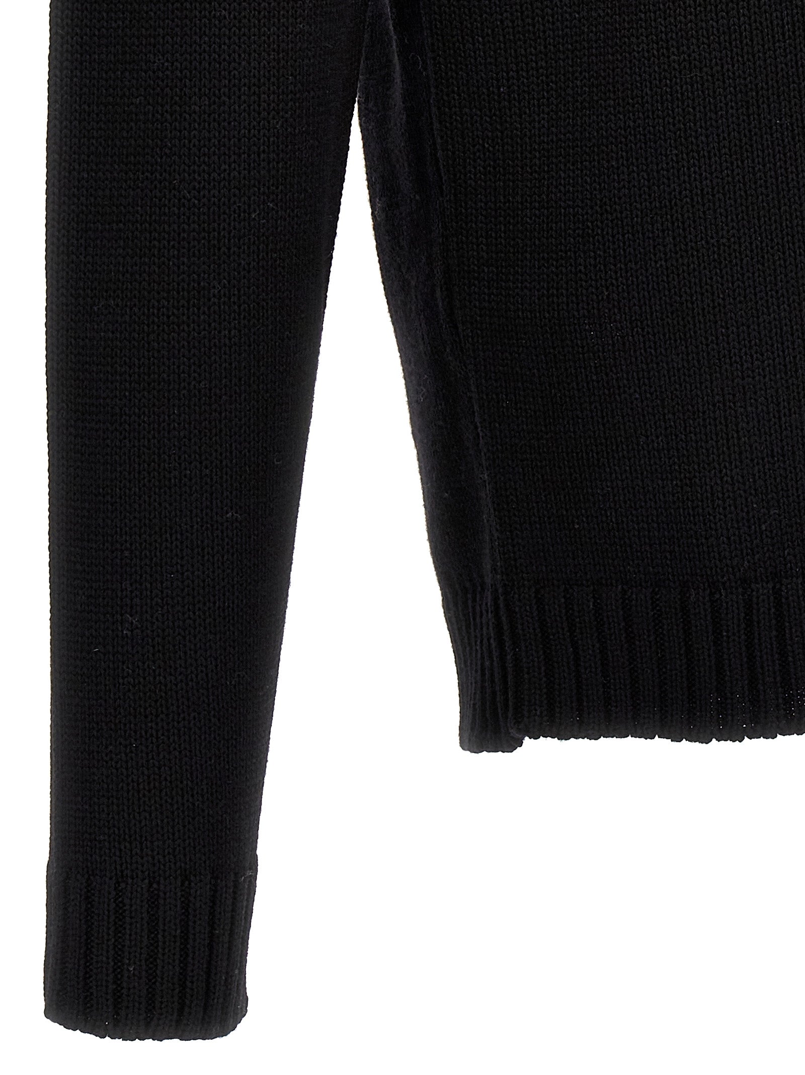ZANONE Black Virgin Wool Cardigan