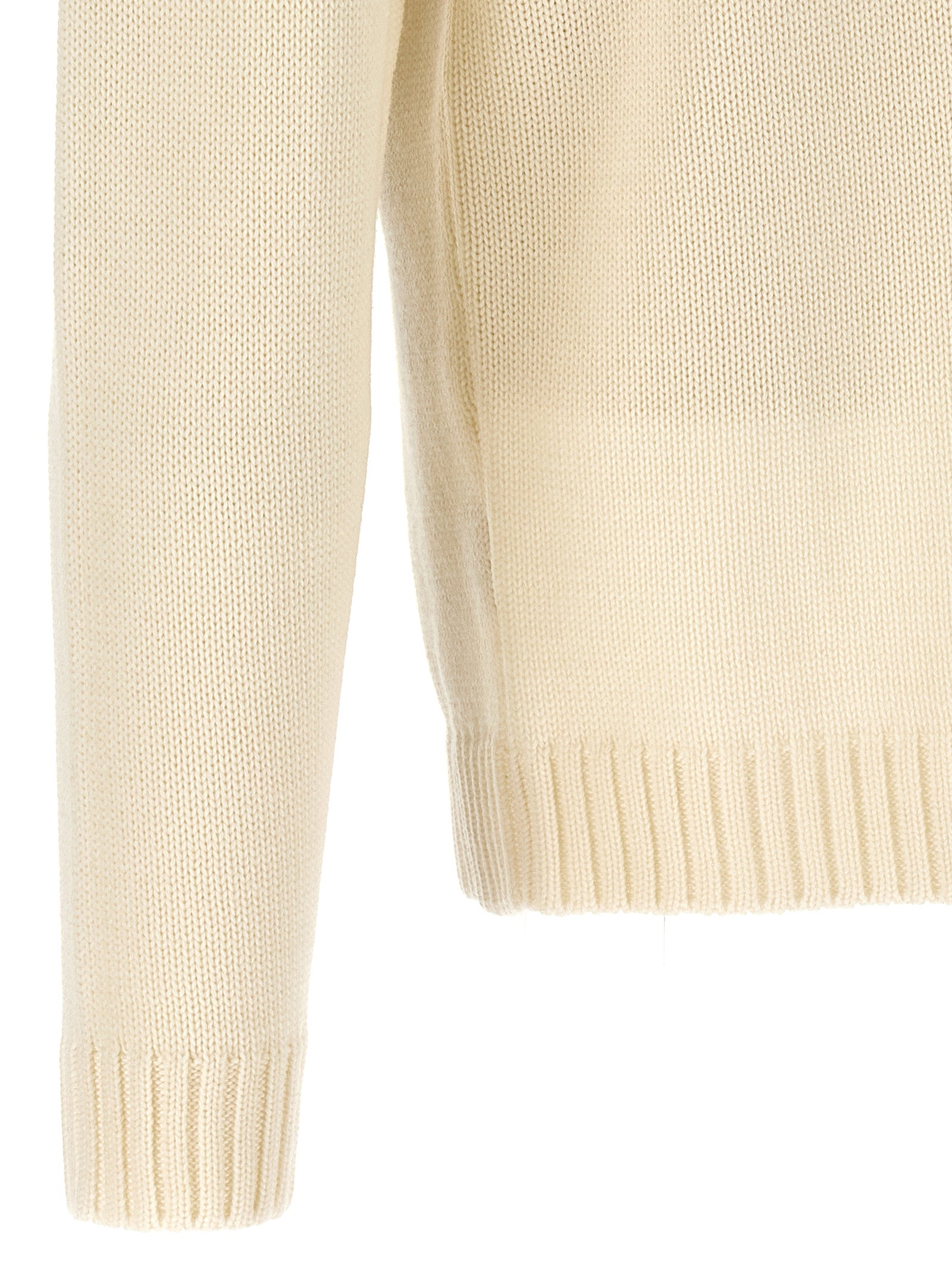 ZANONE White Virgin Wool Cardigan