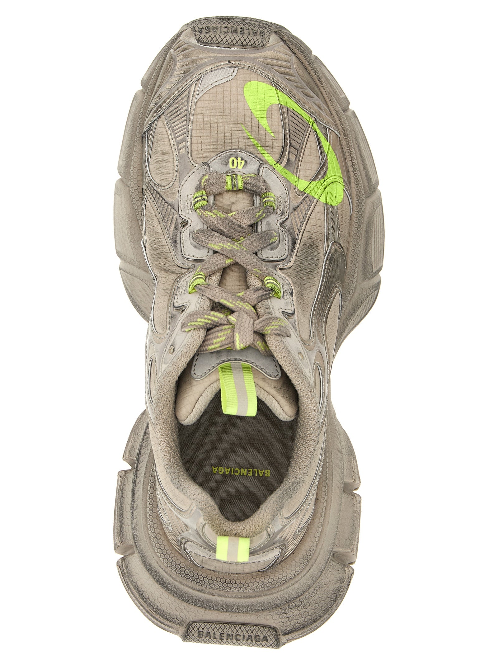 Balenciaga Gray Polyethylene Athletic Sneakers