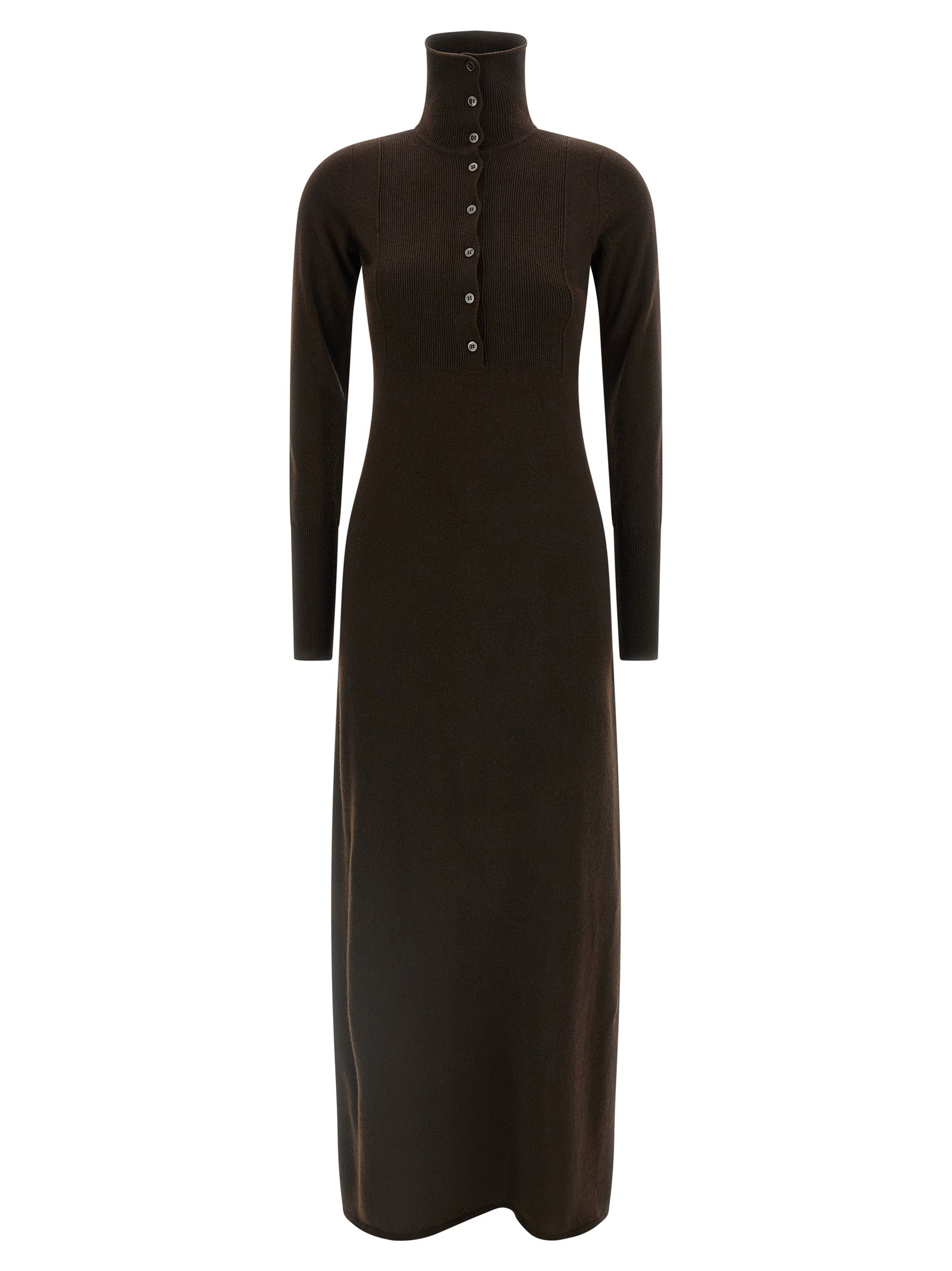 Tom Ford Brown Cashmere Long Dress