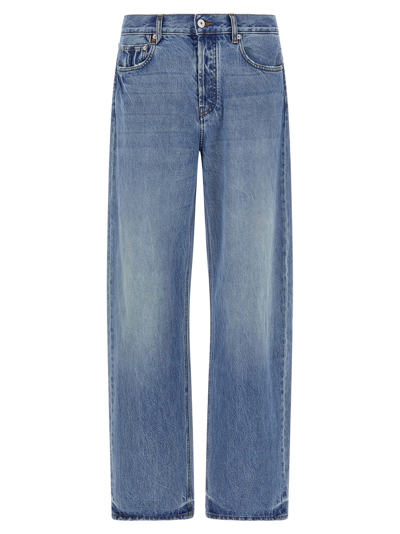 Jacquemus Blue Cotton Straight-Leg Jeans