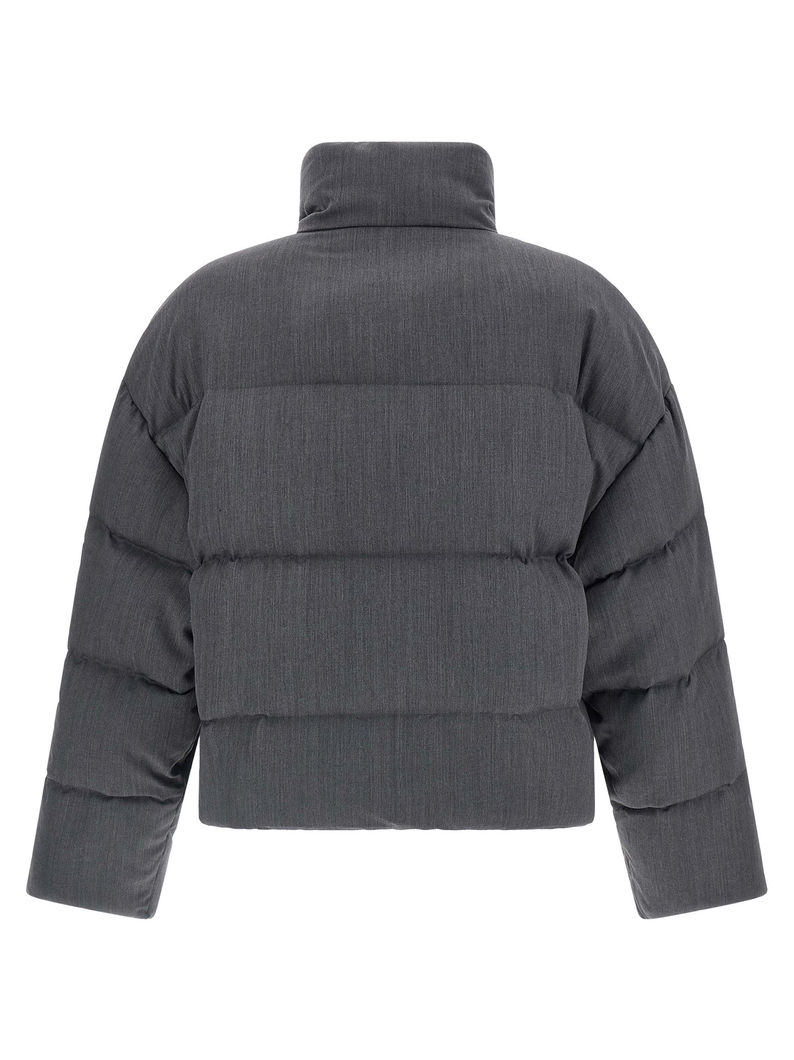 Entire Studios Gray Wool Full-Length Jacket