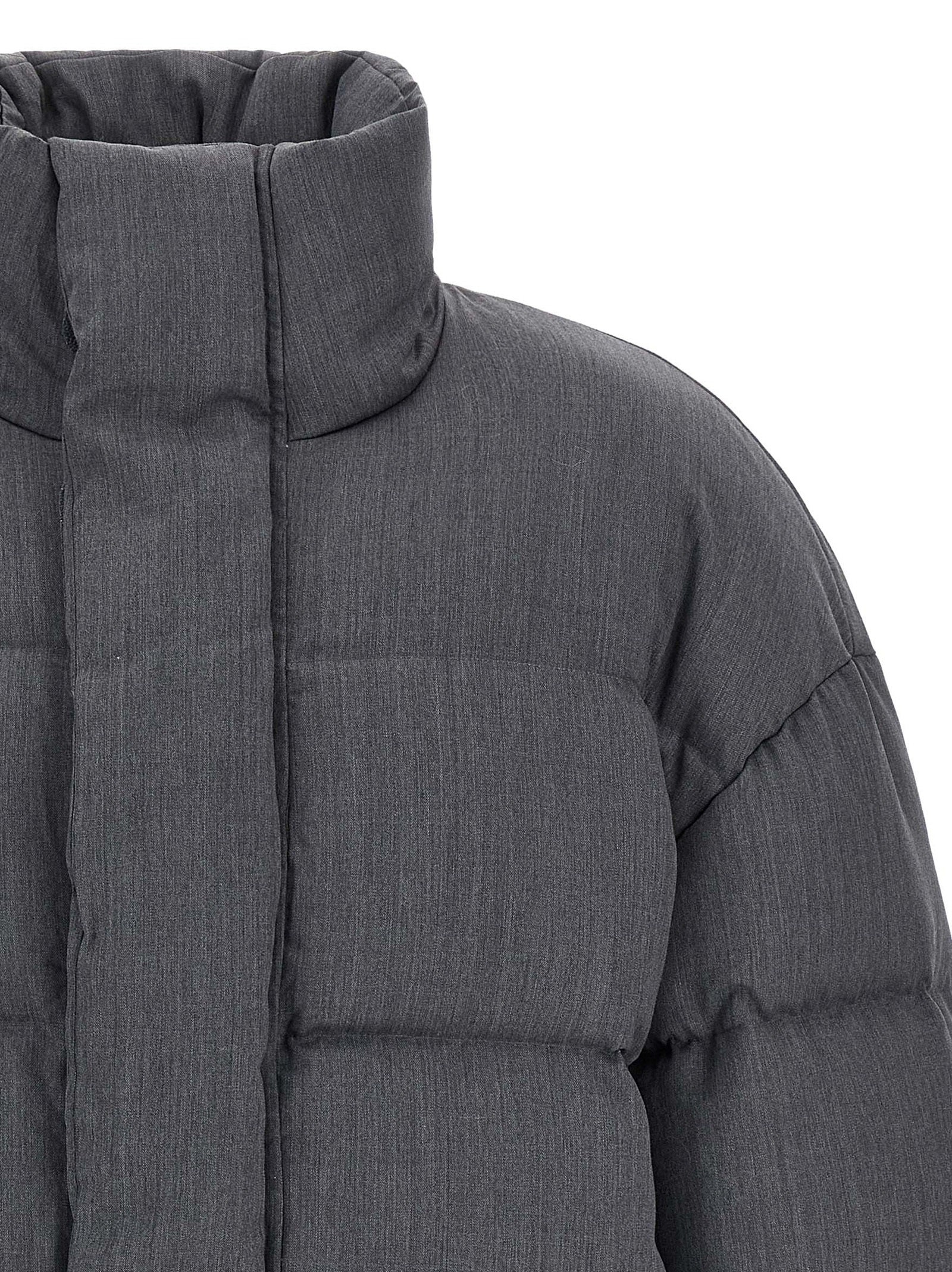 Entire Studios Gray Wool Full-Length Jacket