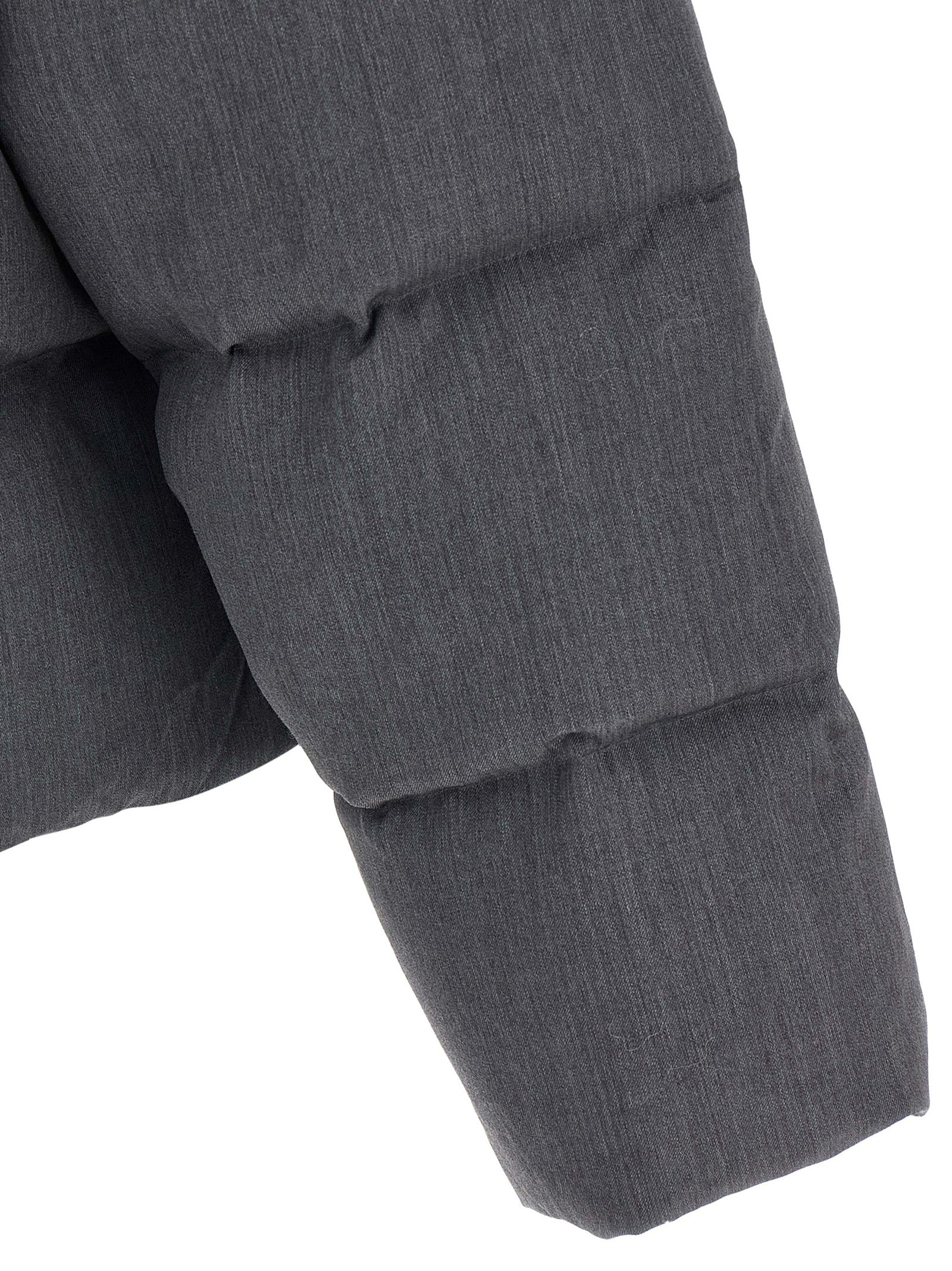 Entire Studios Gray Wool Full-Length Jacket