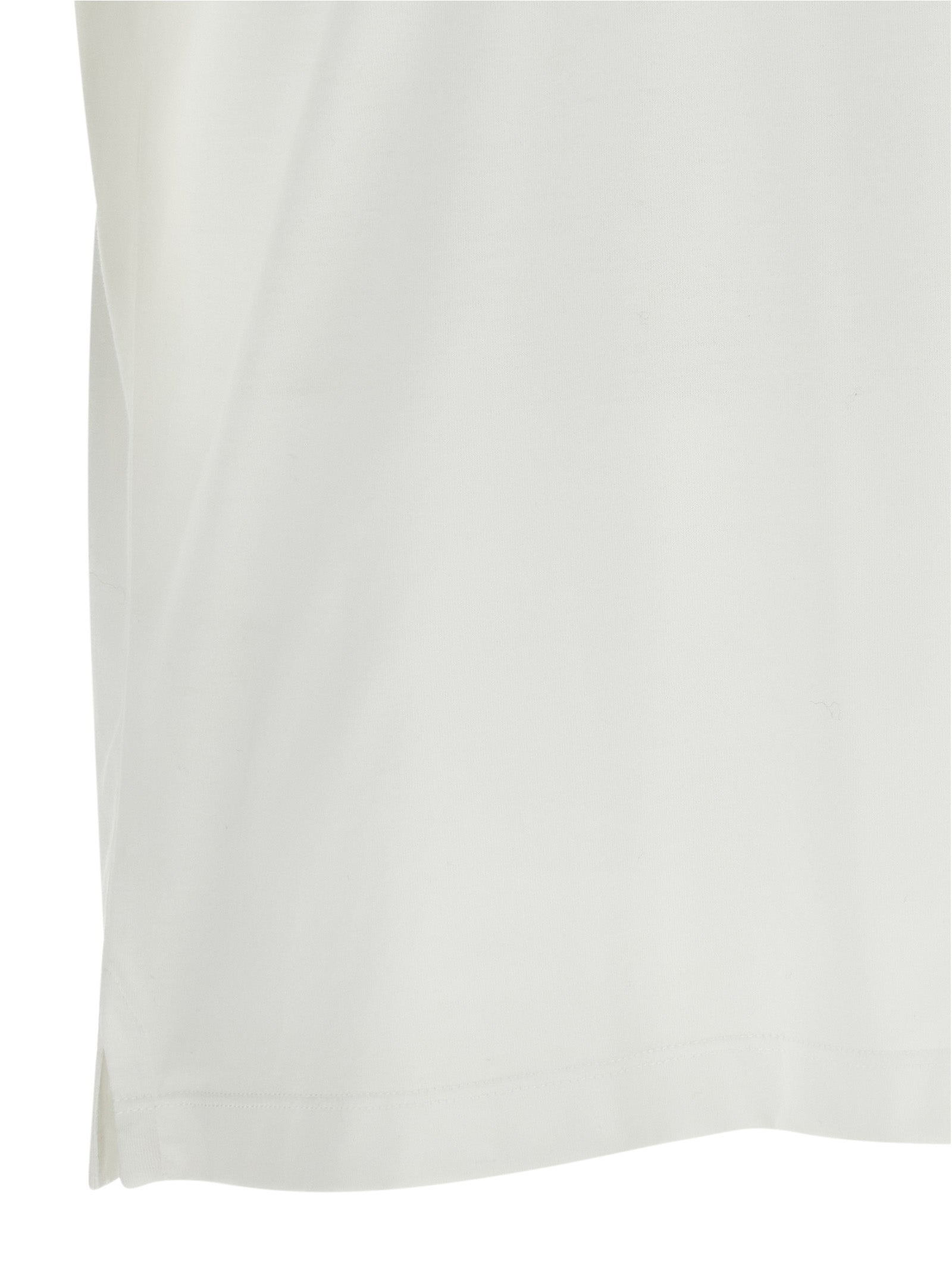 Brioni White Cotton T-Shirt