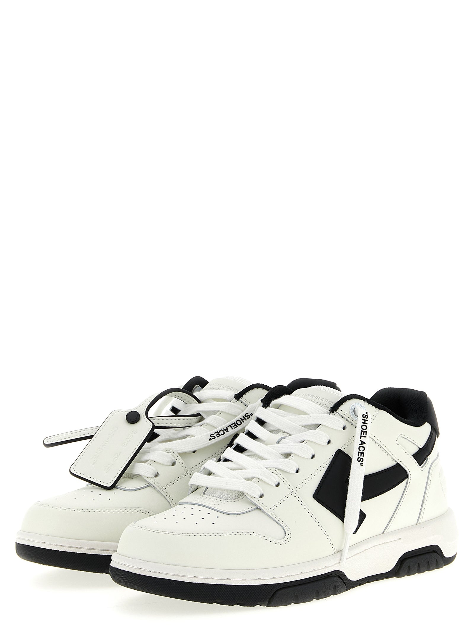 Off-White Bicolor Recycled Polyester Sneakers