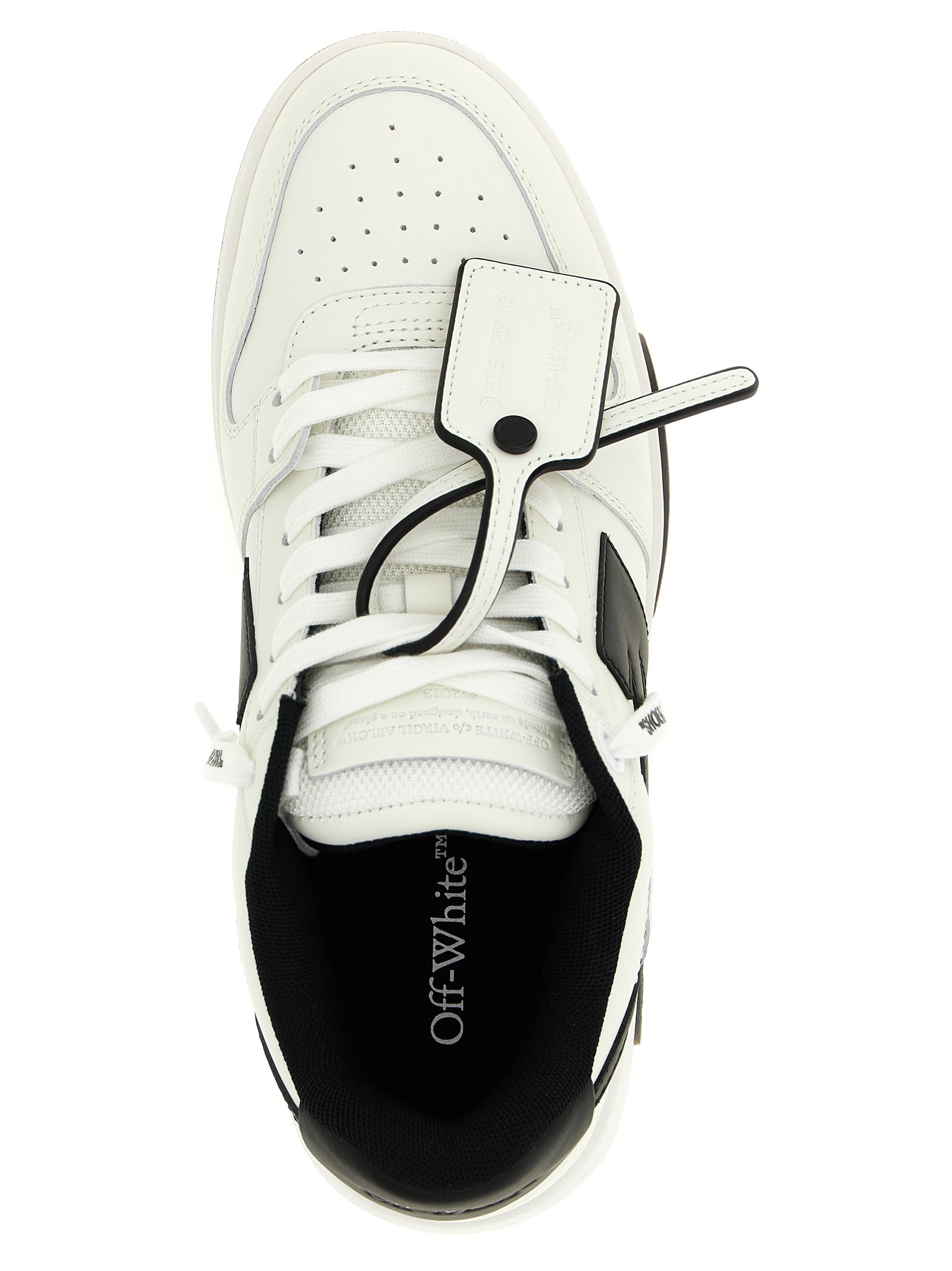 Off-White Bicolor Recycled Polyester Sneakers