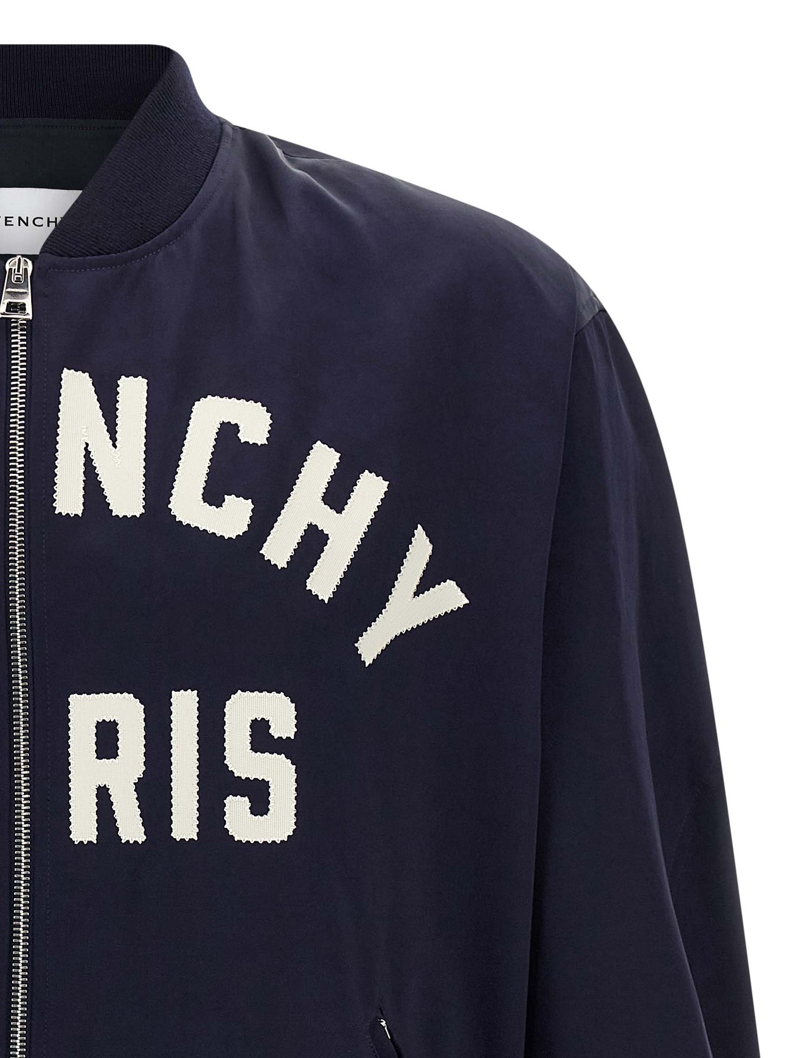 Givenchy Blue Cotton Bomber