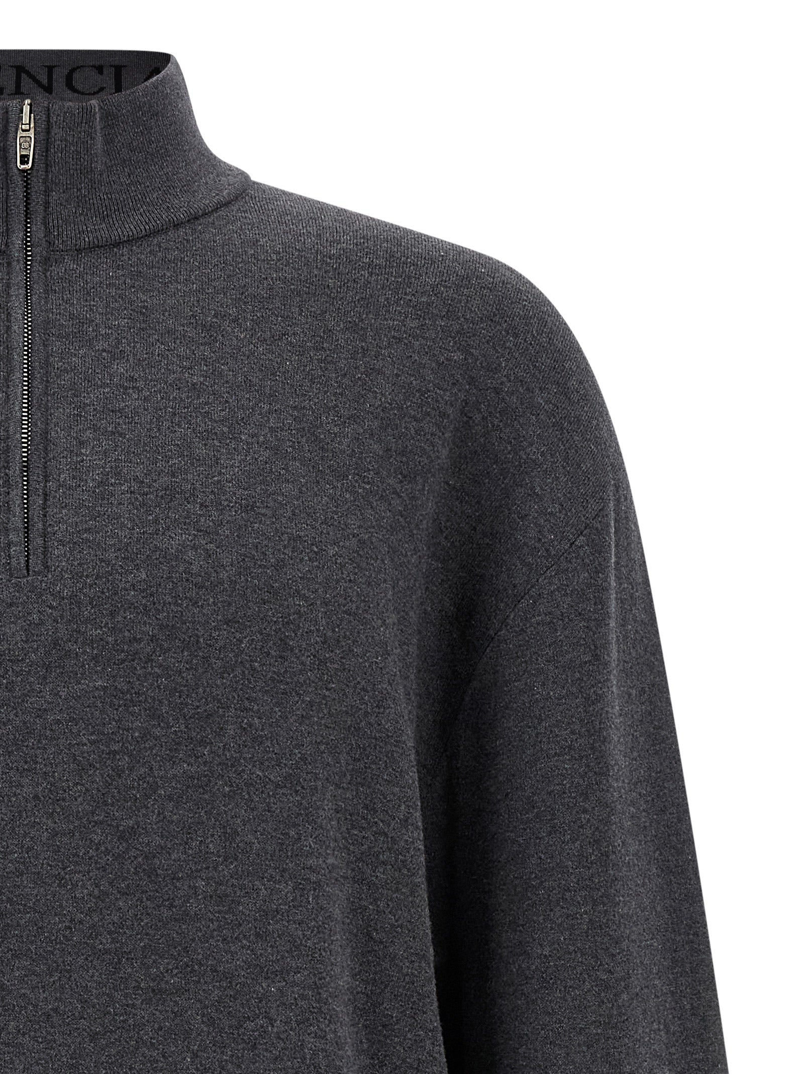 Balenciaga Gray Cotton Cardigan