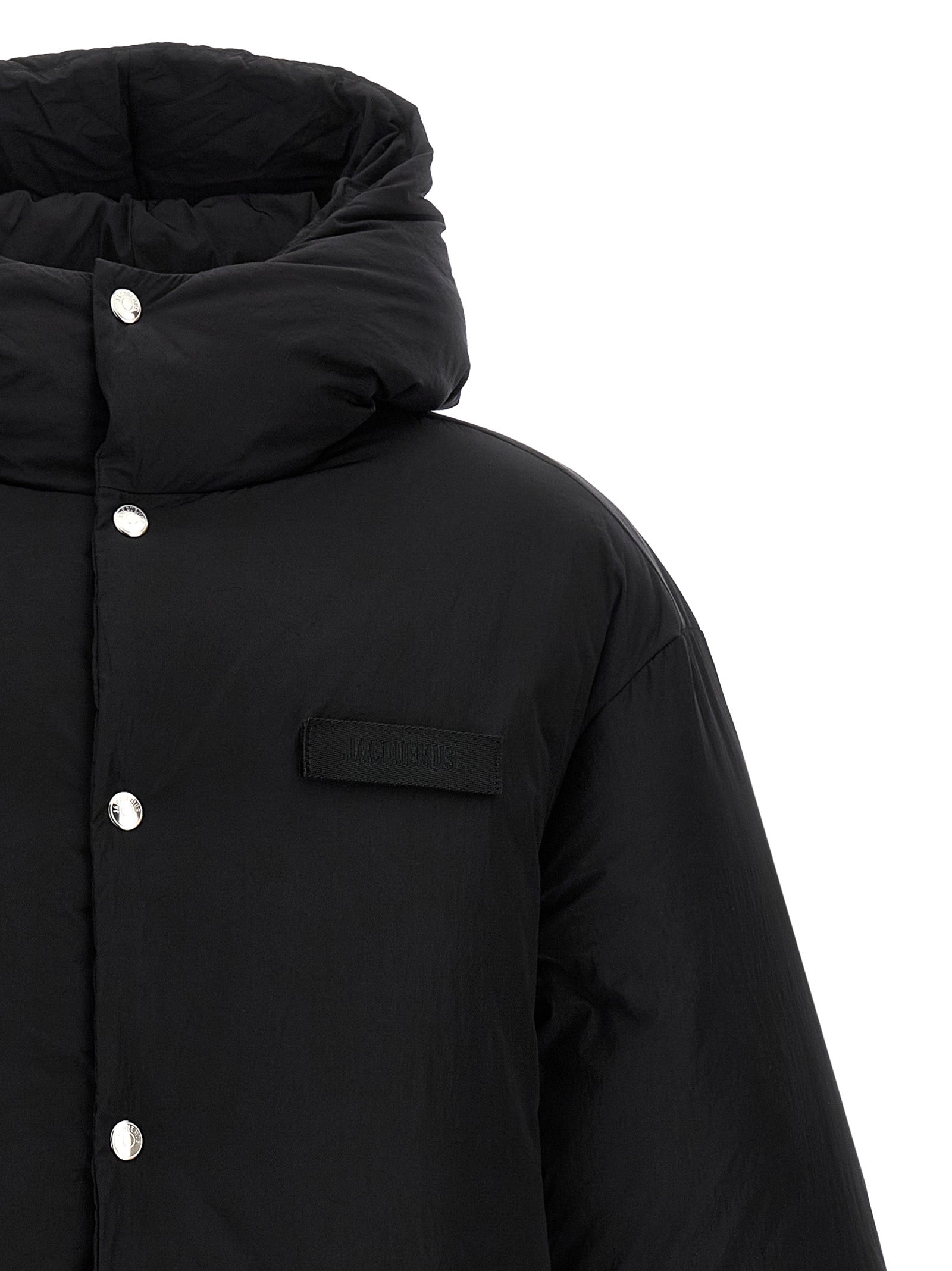Jacquemus Black Polyamide Full-Length Jacket