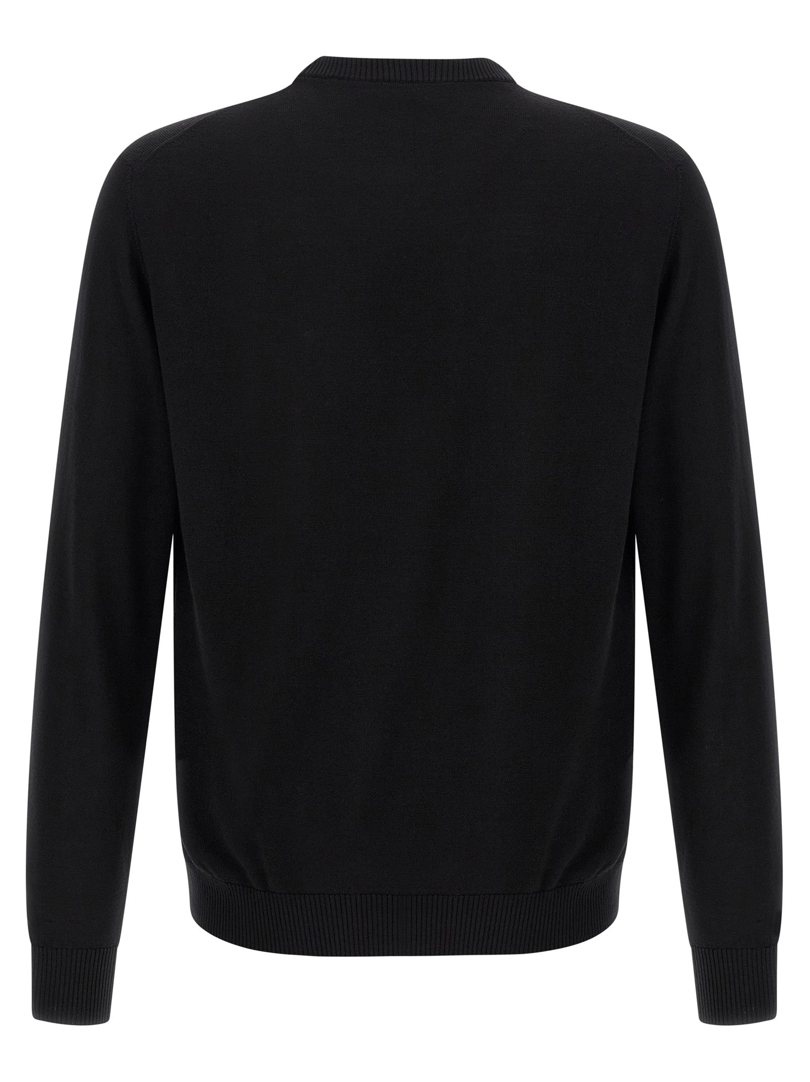 Fendi Black Virgin Wool Cardigan