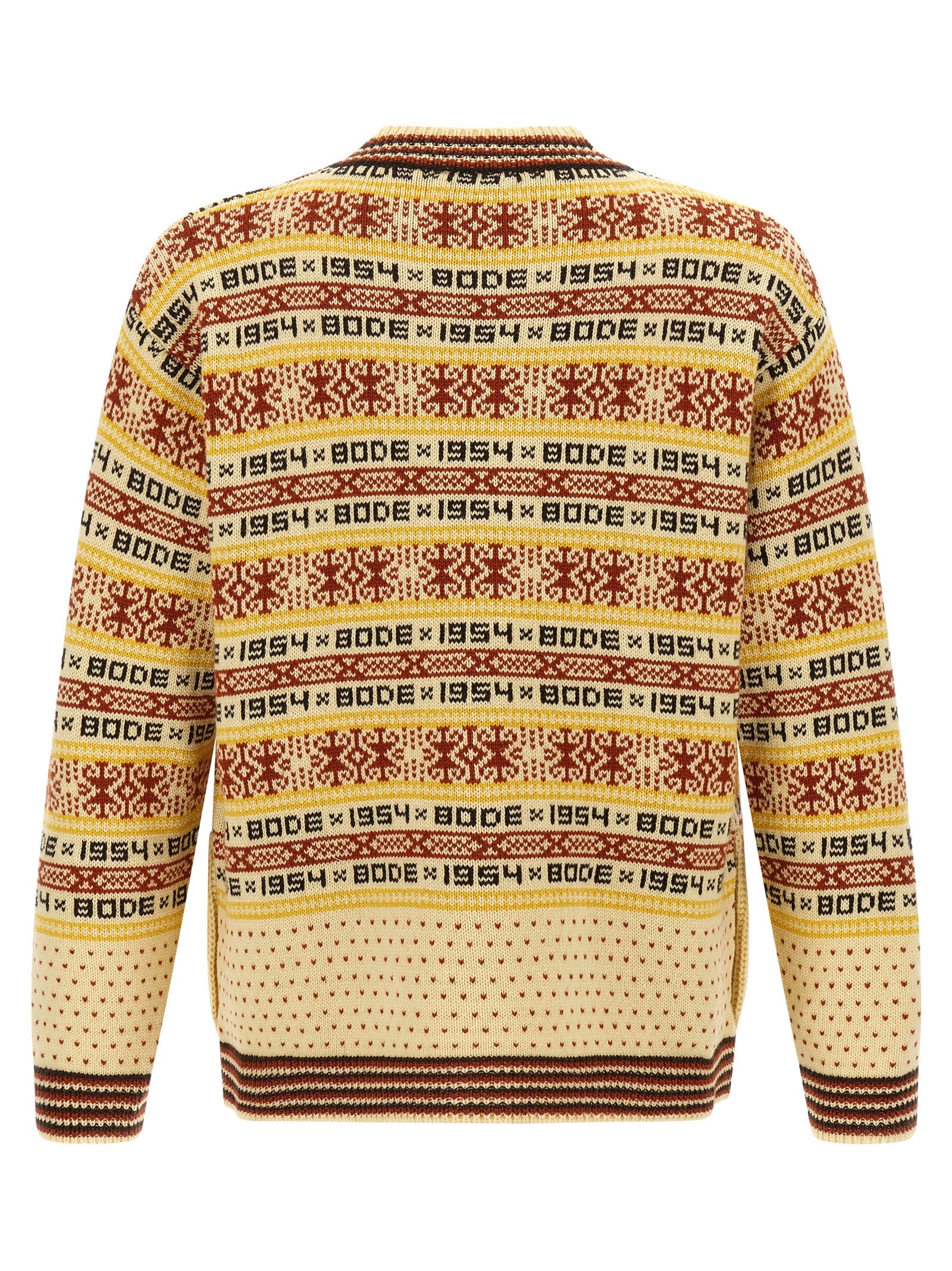 BODE Multicolor Wool Cardigan