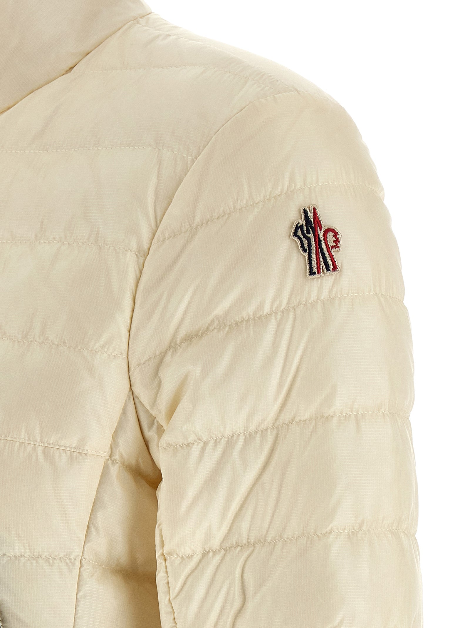 Moncler Grenoble White Polyamide Full-Length Jacket