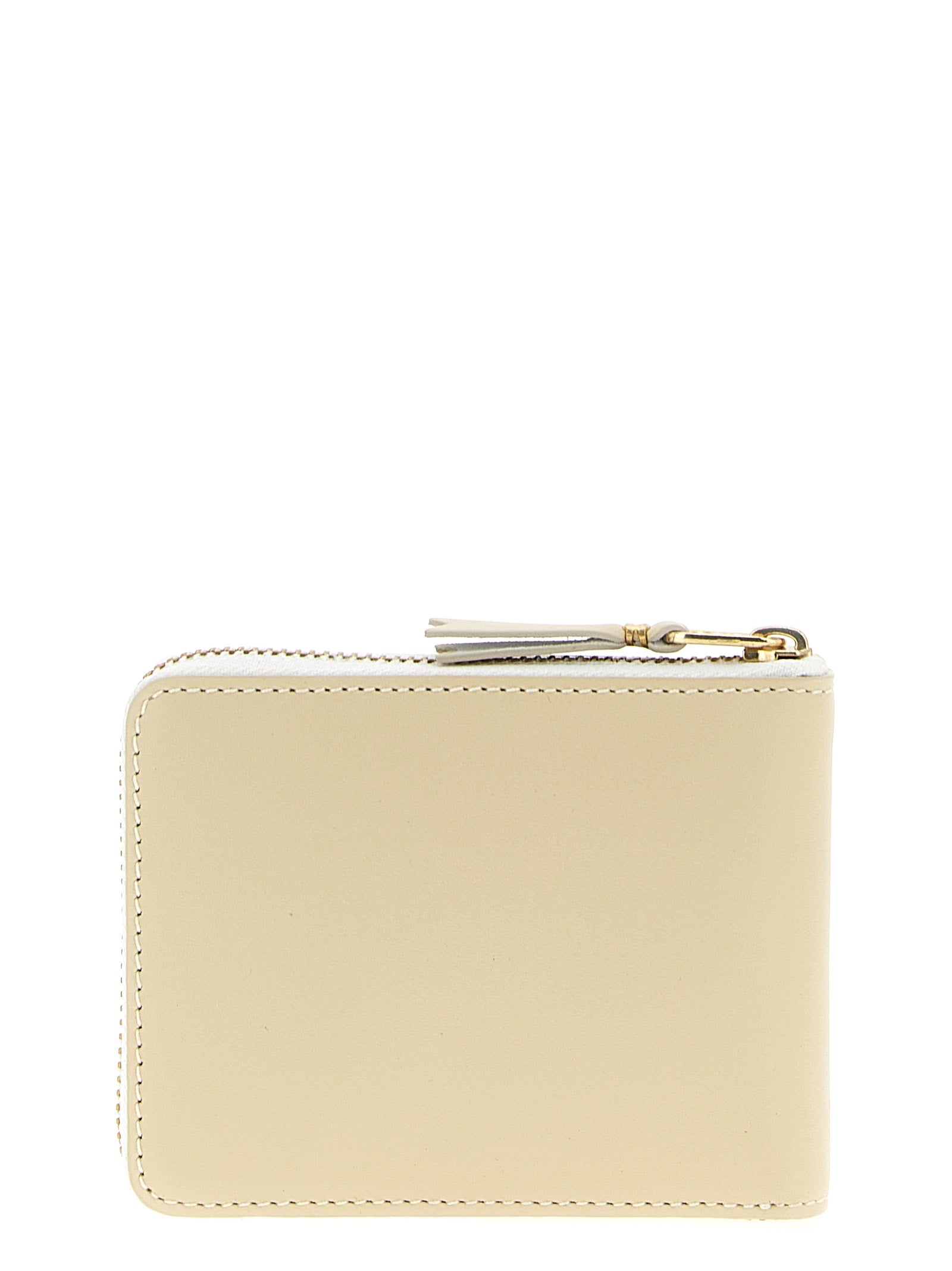 Comme Des Garçons Beige Calfskin Cardholder