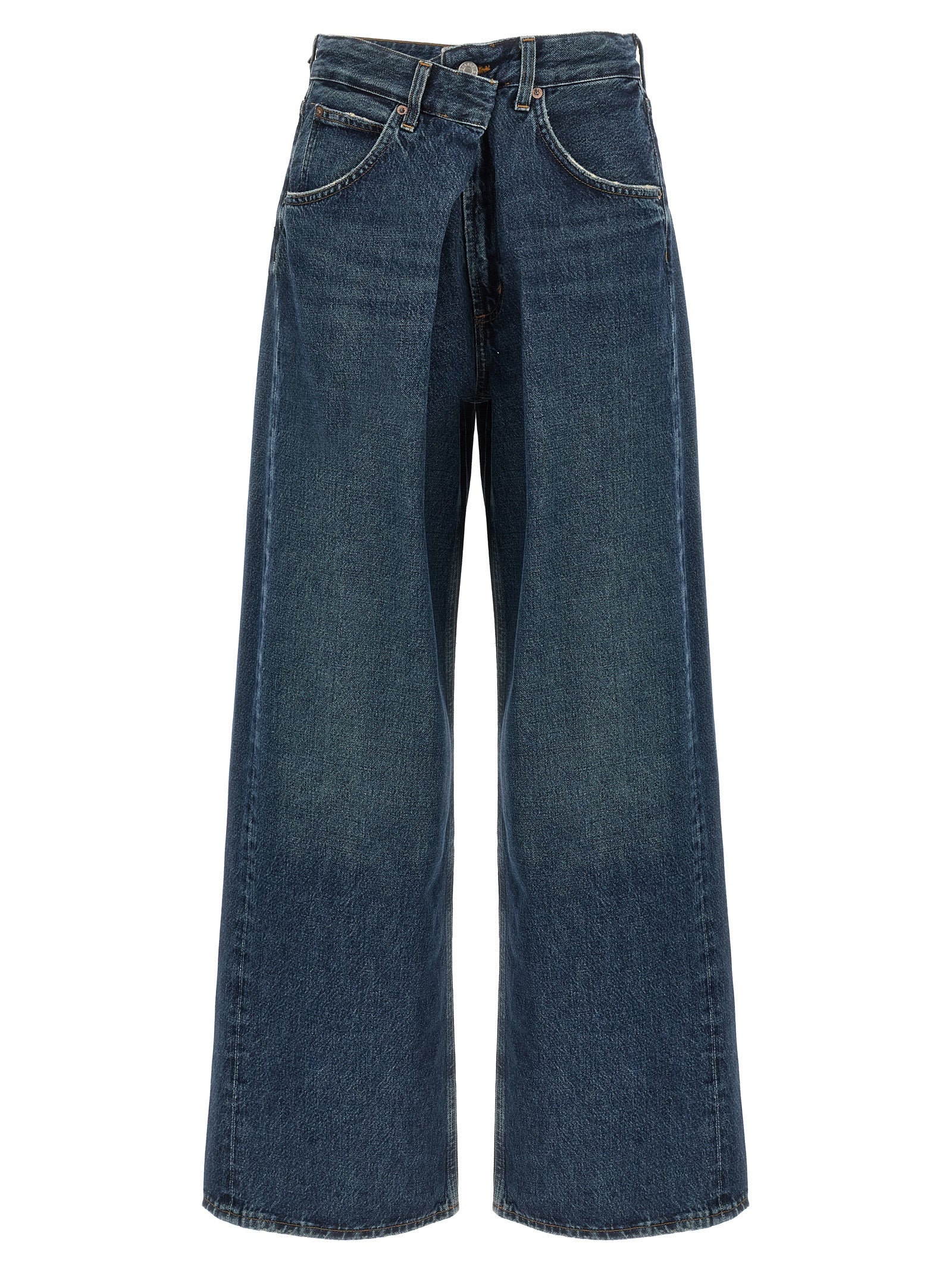 Agolde Blue Cotton Jeans Denim